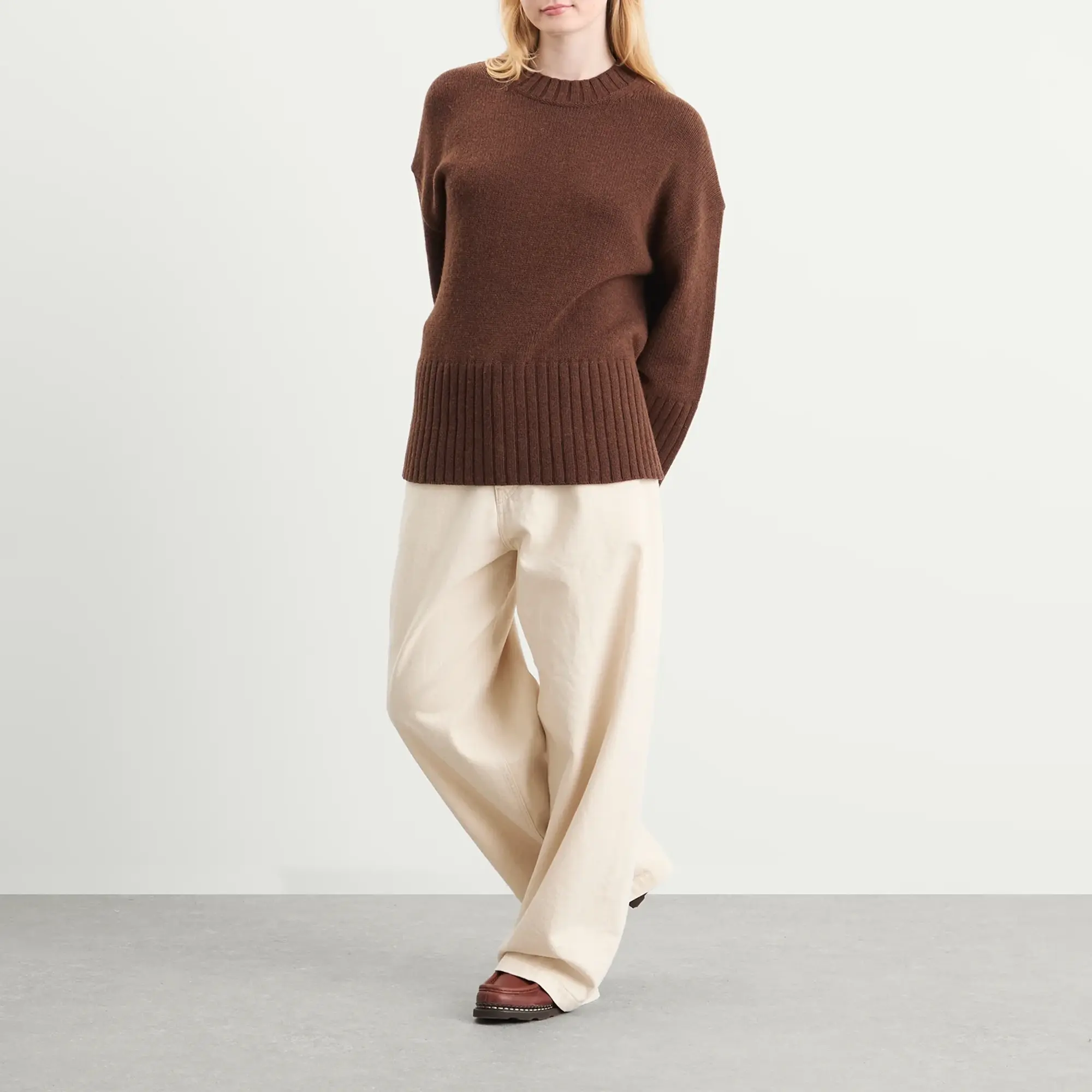 Barbour Women's Sophia Knitted Jumper Vicuna