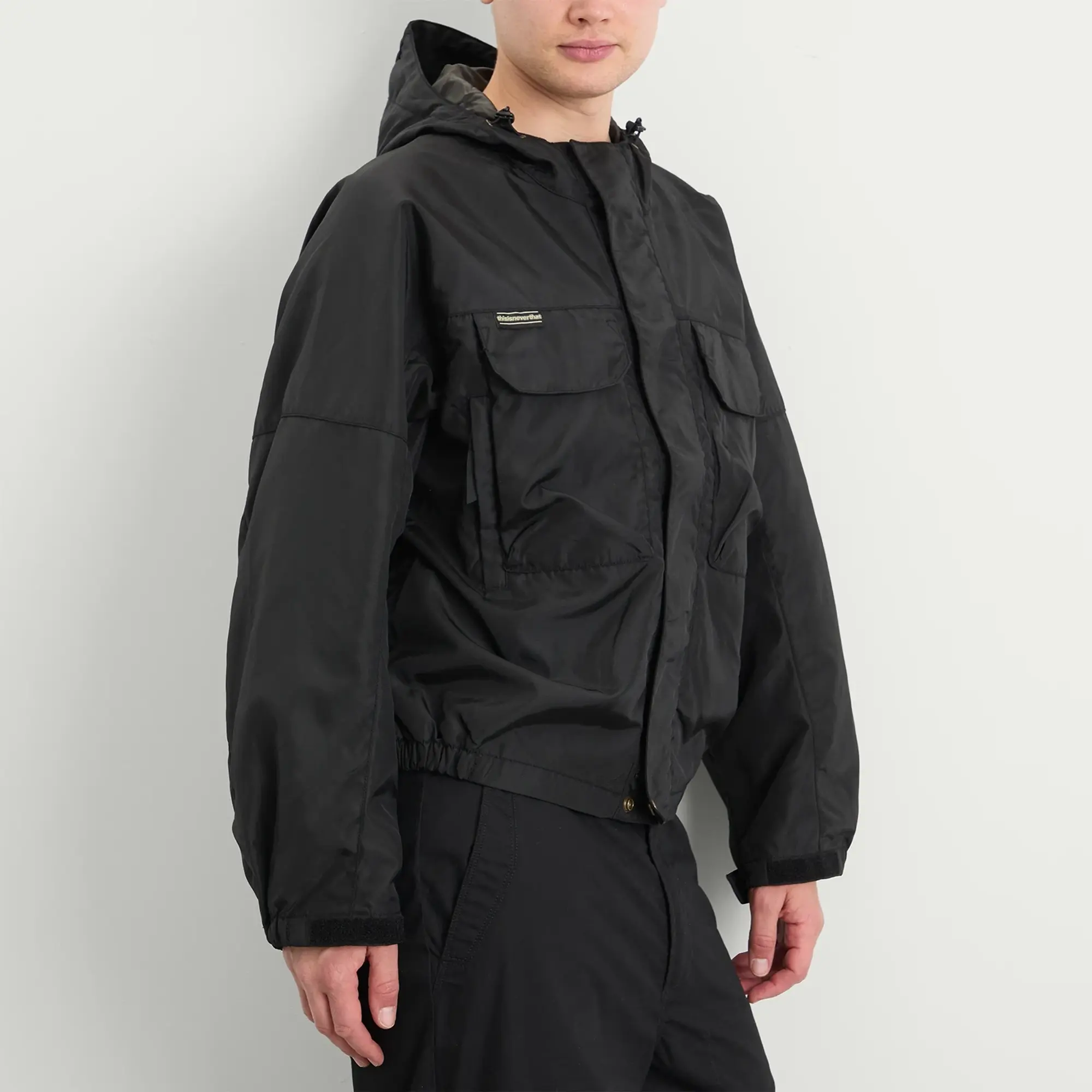 thisisneverthat Men's SP Logo Wading Jacket Black