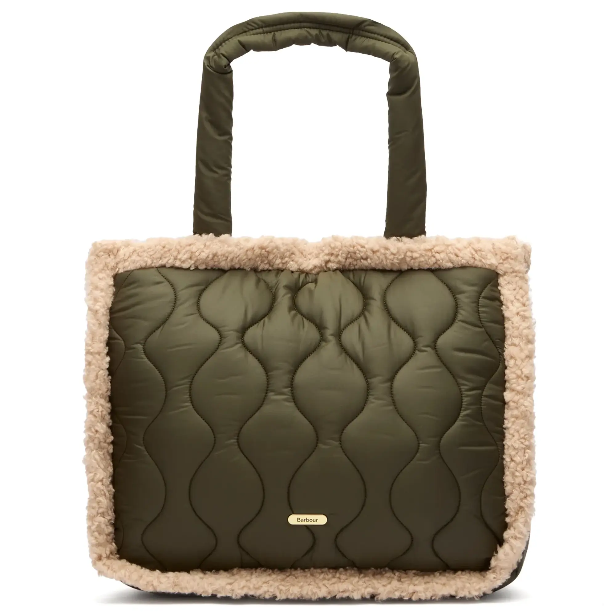 Barbour Women's Marnie Quilt Tote Bag Olive