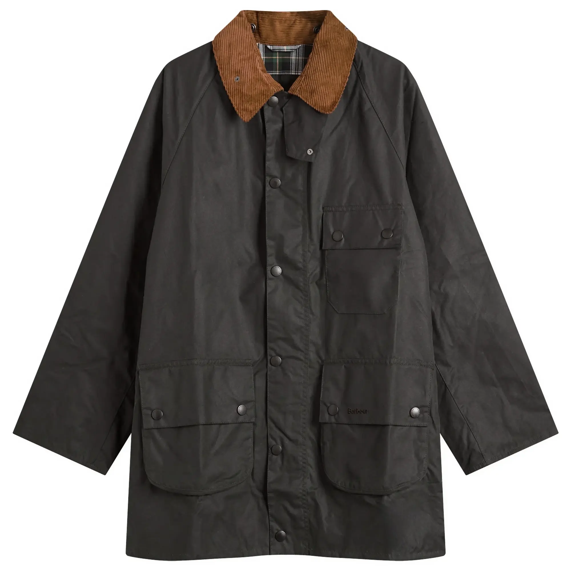 Barbour Men's OS Solway Wax Jacket Sage