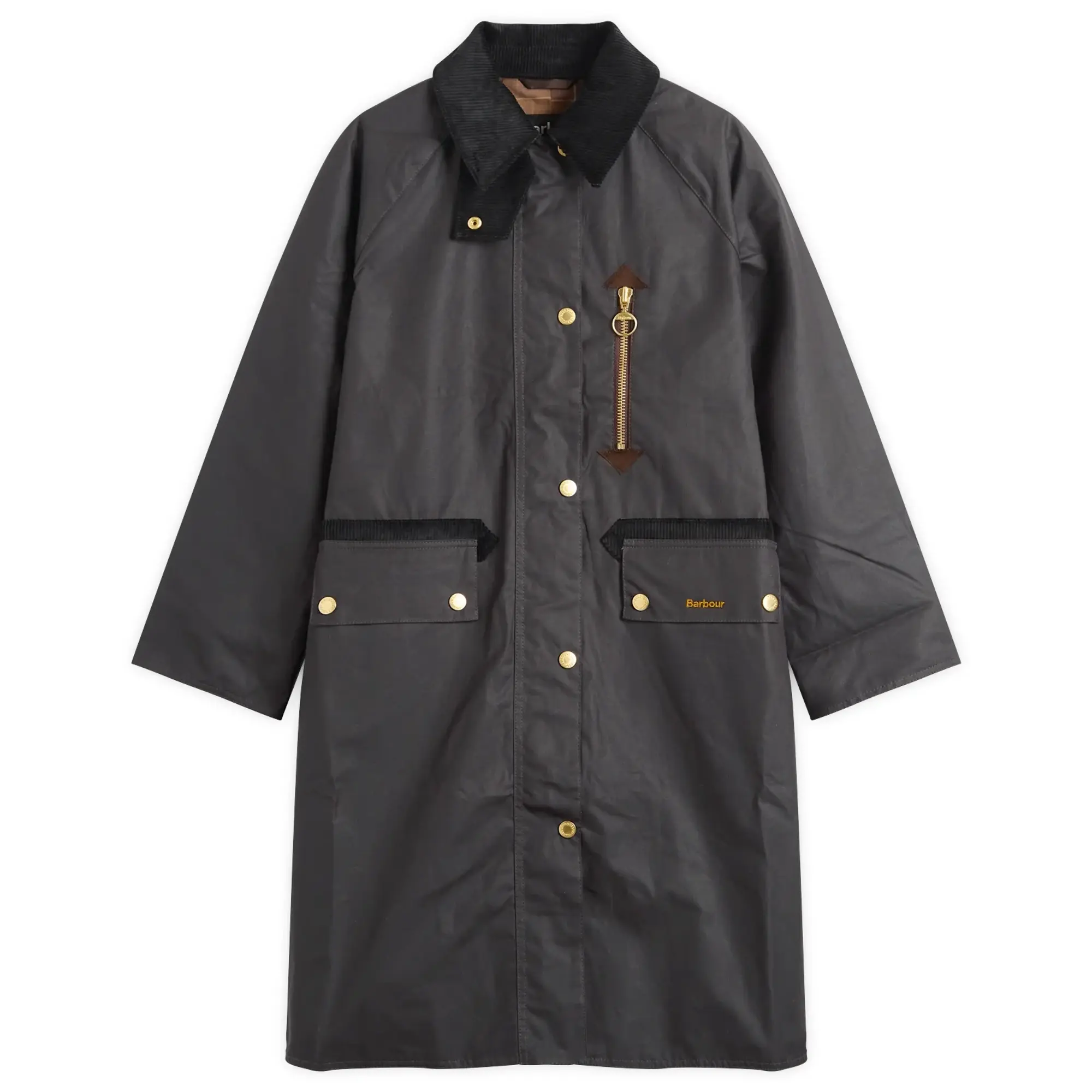 Barbour Women's Evette Wax Jacket Rustic/Muted Tartan