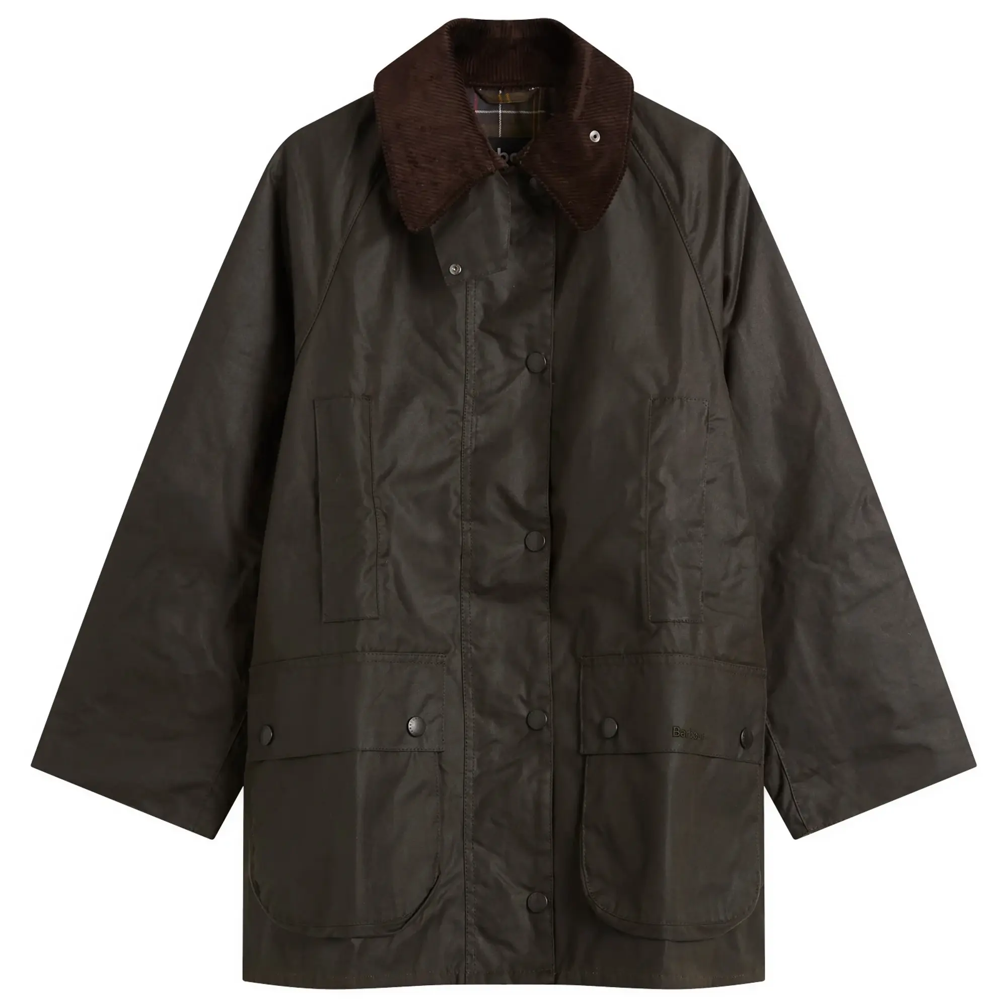 Barbour Women's Beaufort Wax Jacket Olive/Classic