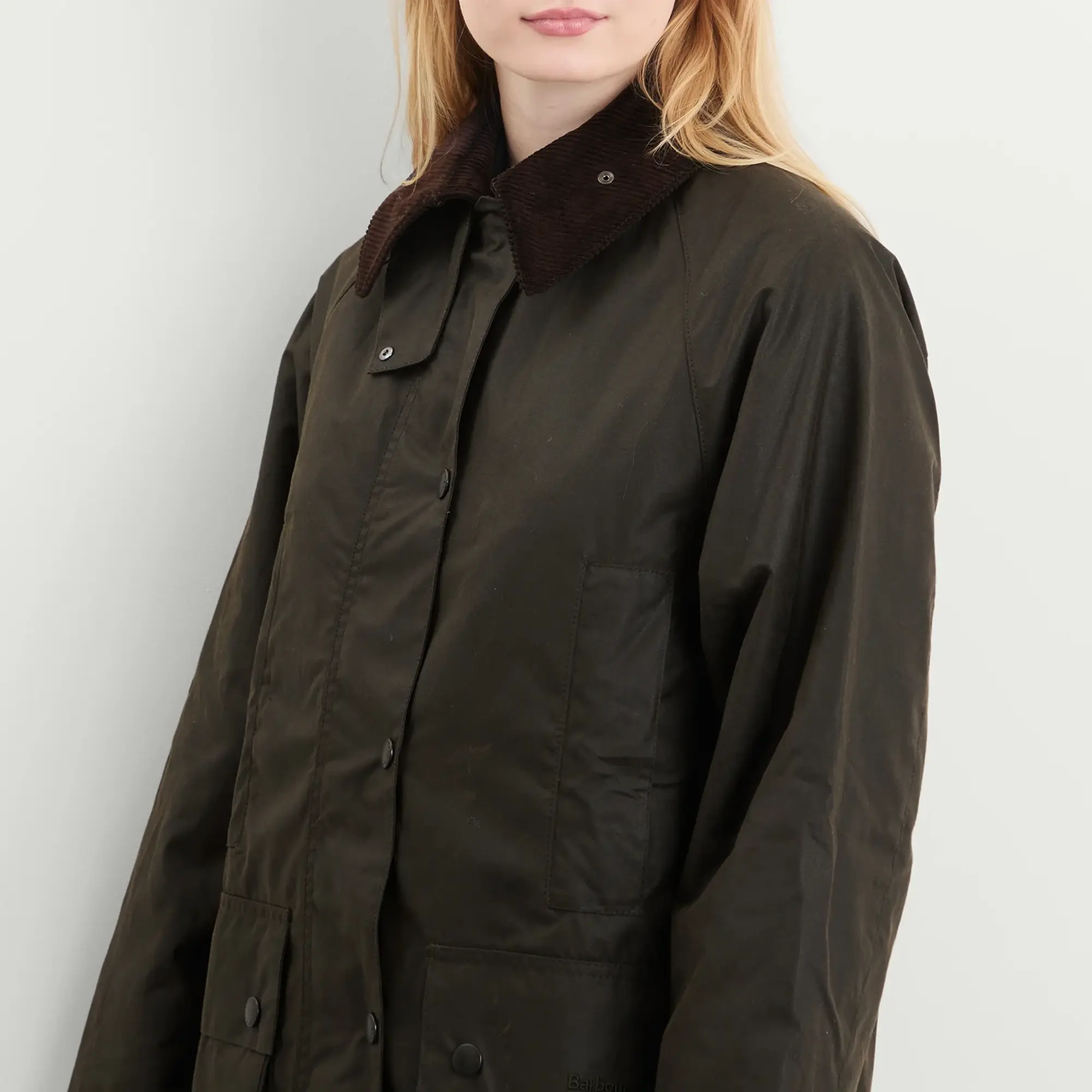 Barbour Women's Beaufort Wax Jacket Olive/Classic