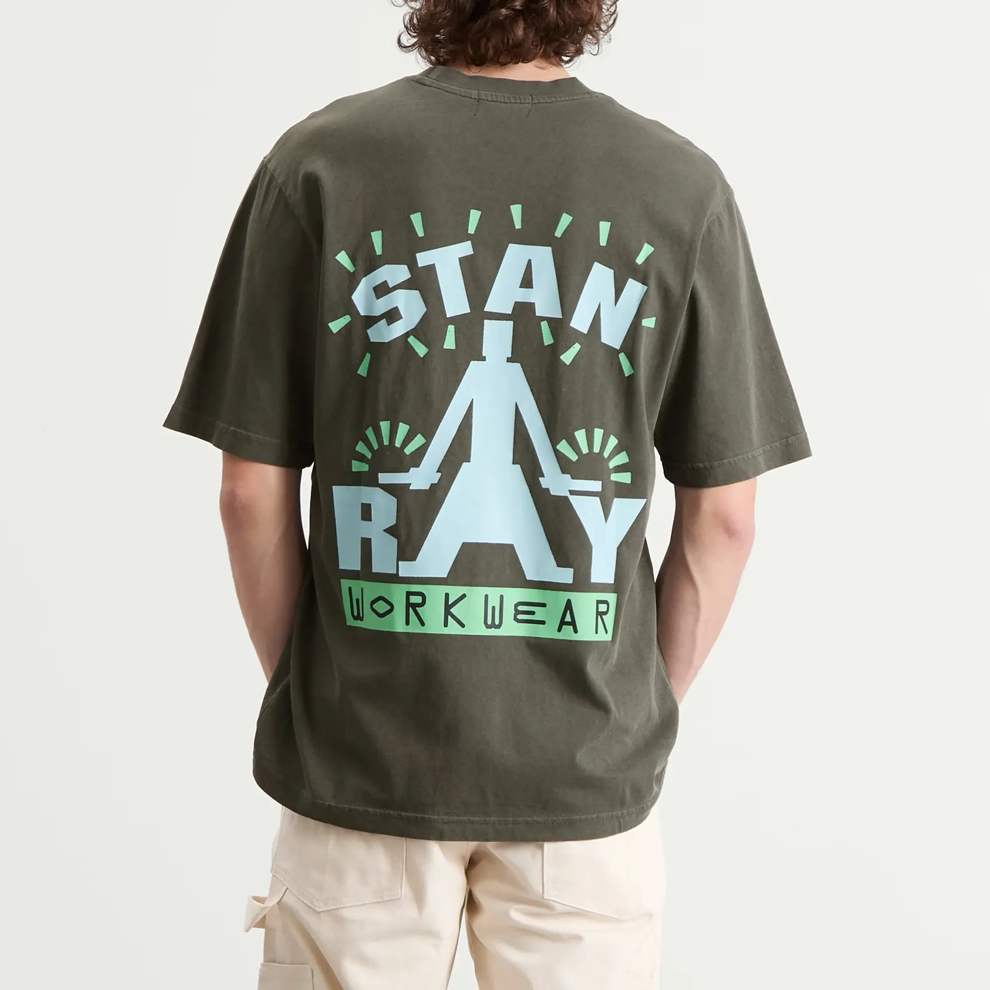 Stan Ray Men's Reg T-Shirt Washed Black