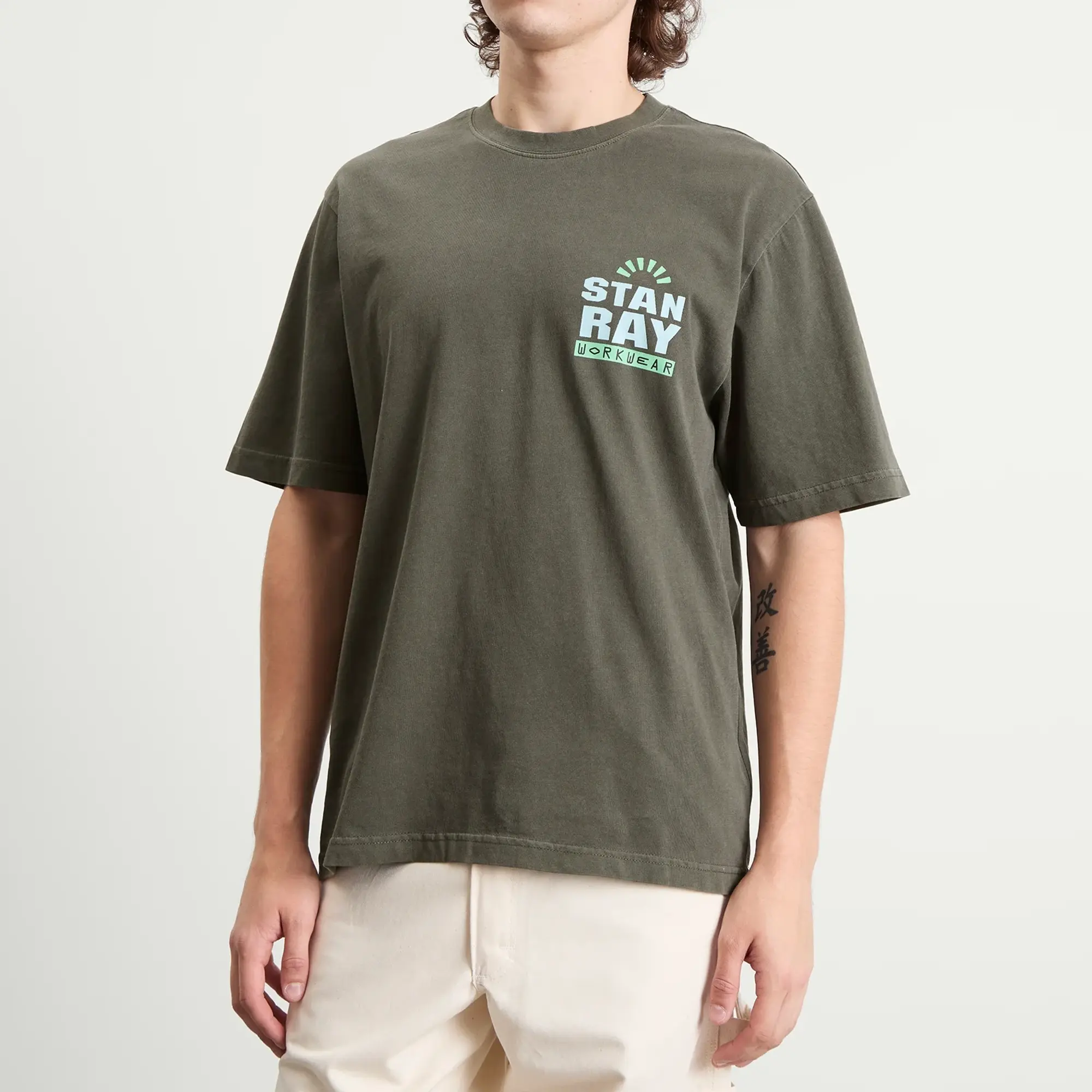 Stan Ray Men's Reg T-Shirt Washed Black