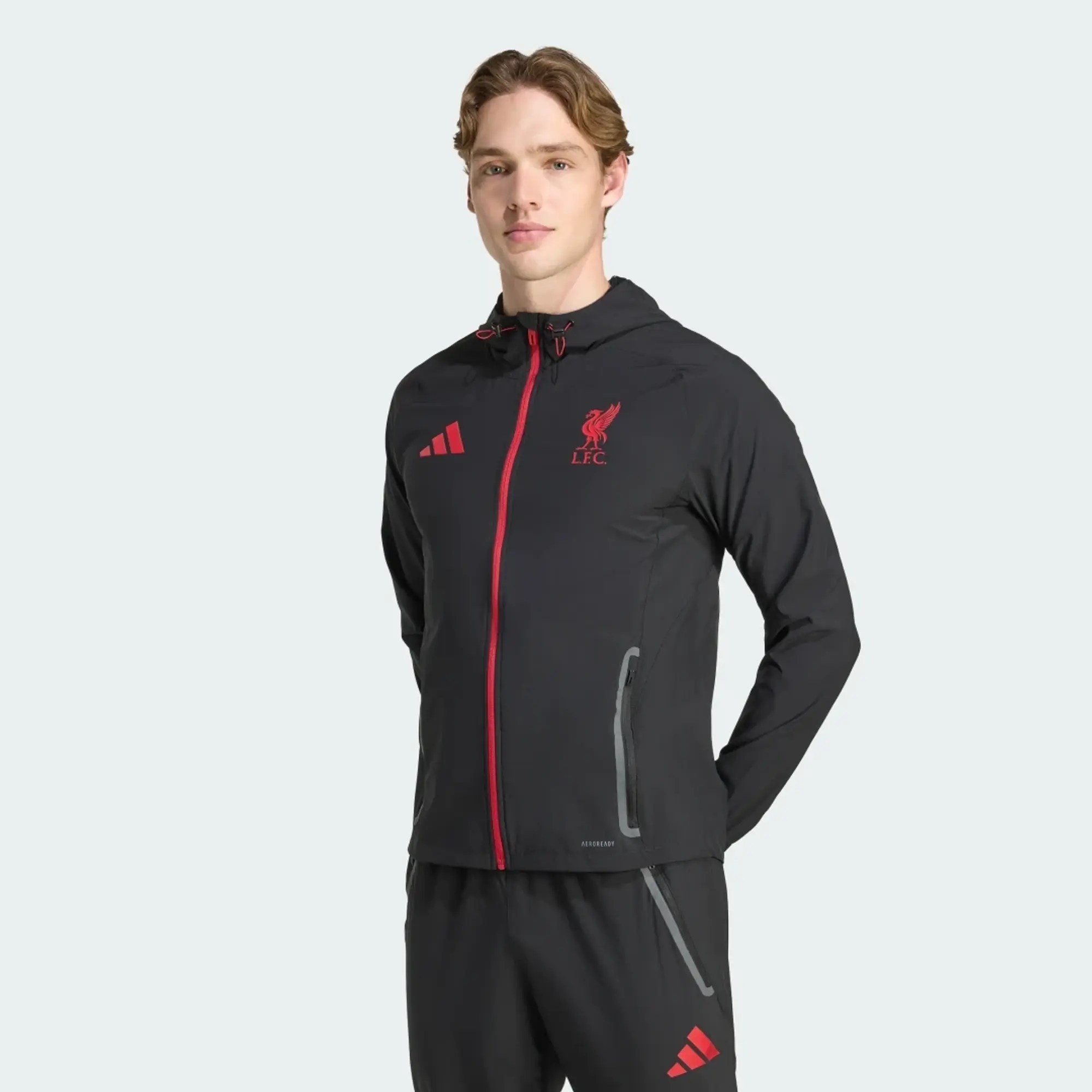 adidas Liverpool FC Tiro 25 Competition Vis Tech Travel Jacket