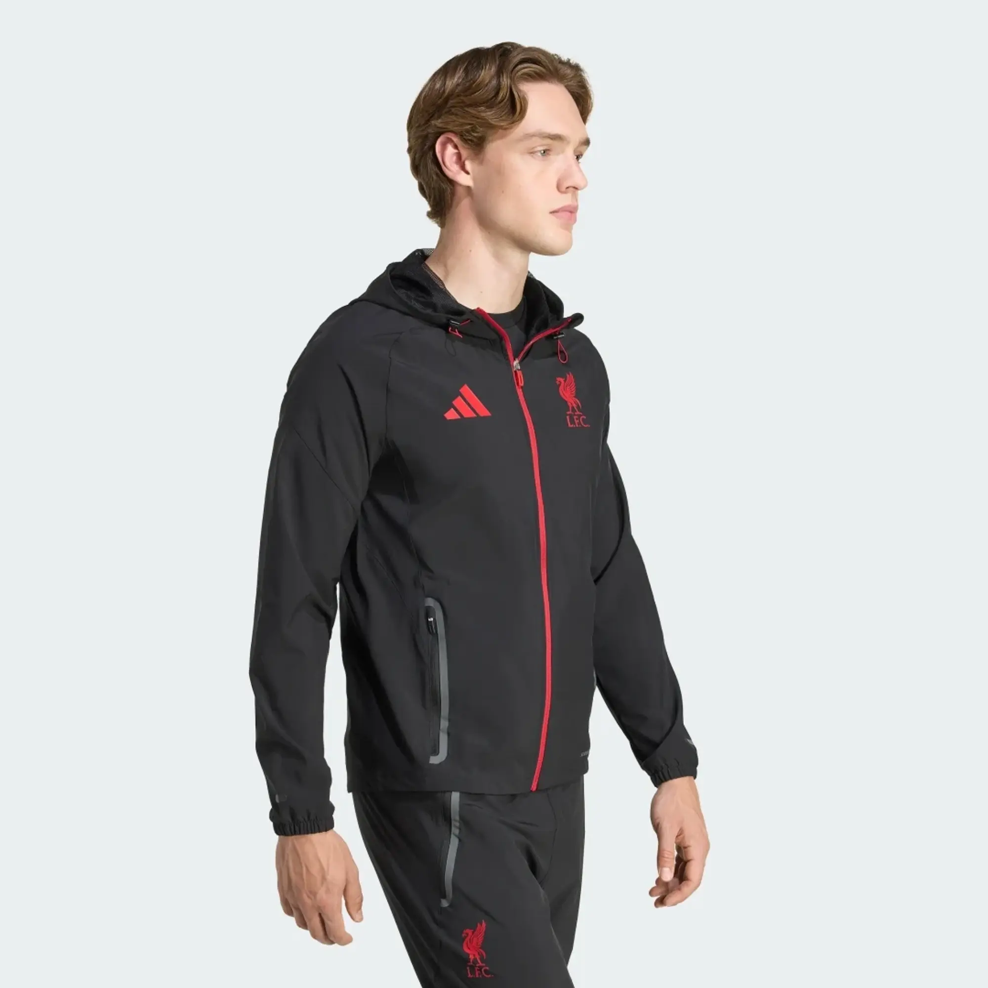 adidas Liverpool FC Tiro 25 Competition Vis Tech Travel Jacket