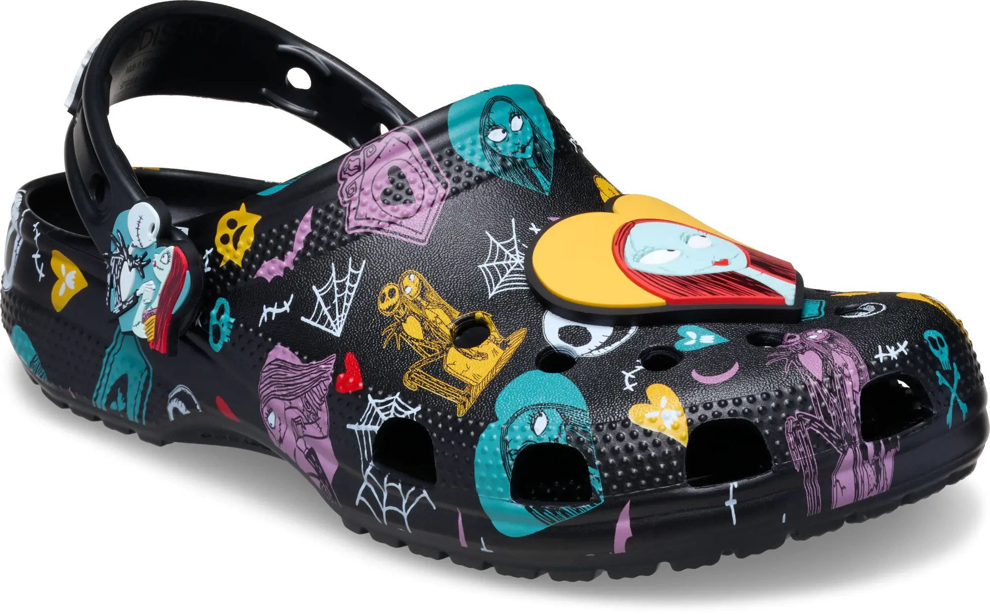 Crocs | Unisex | Disney Tim Burtons The Nightmare Before Christmas Jack and Sally Classic | Clogs | Multi | W4/M3