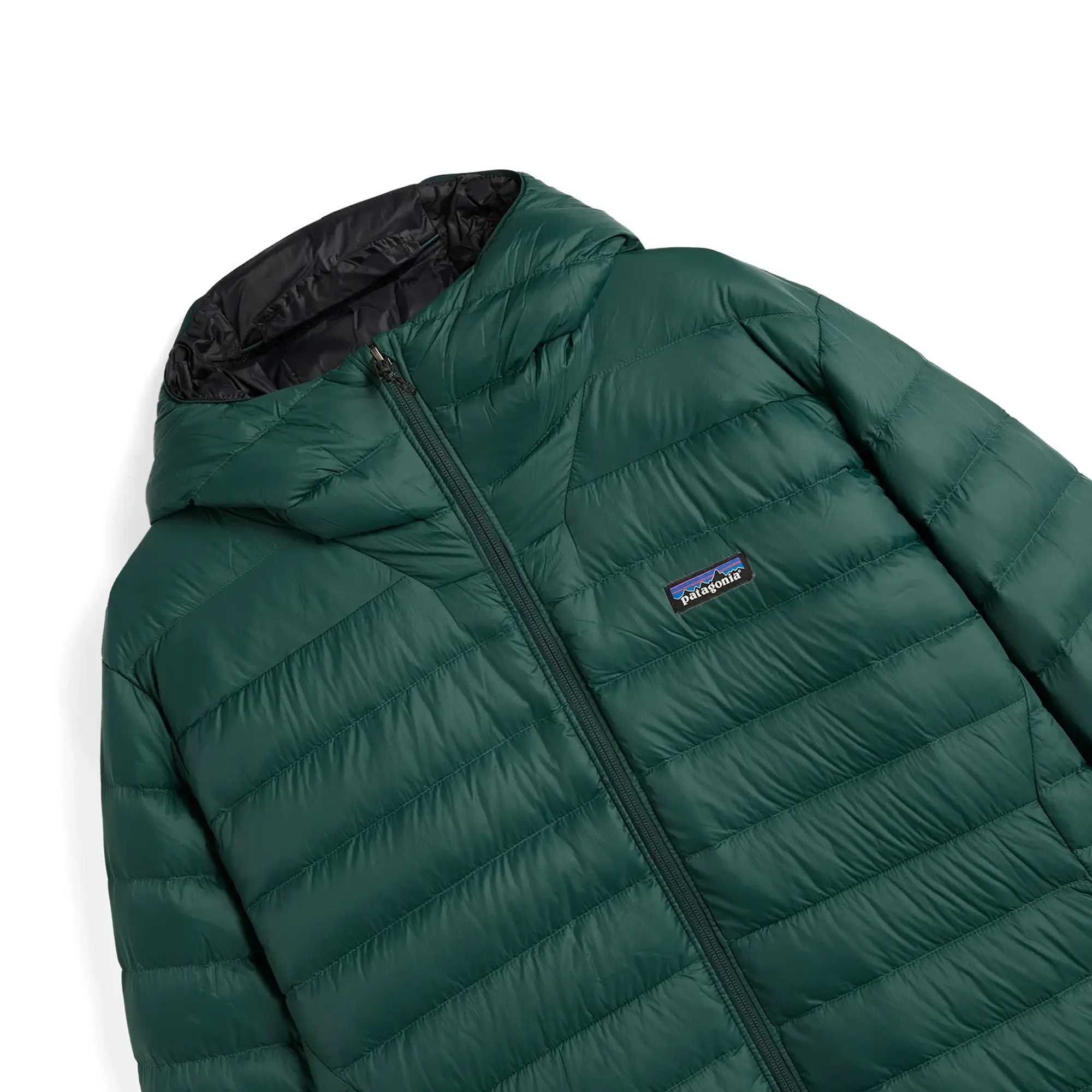 Patagonia Men's Down Sweater Hooded Jacket Cascade Green