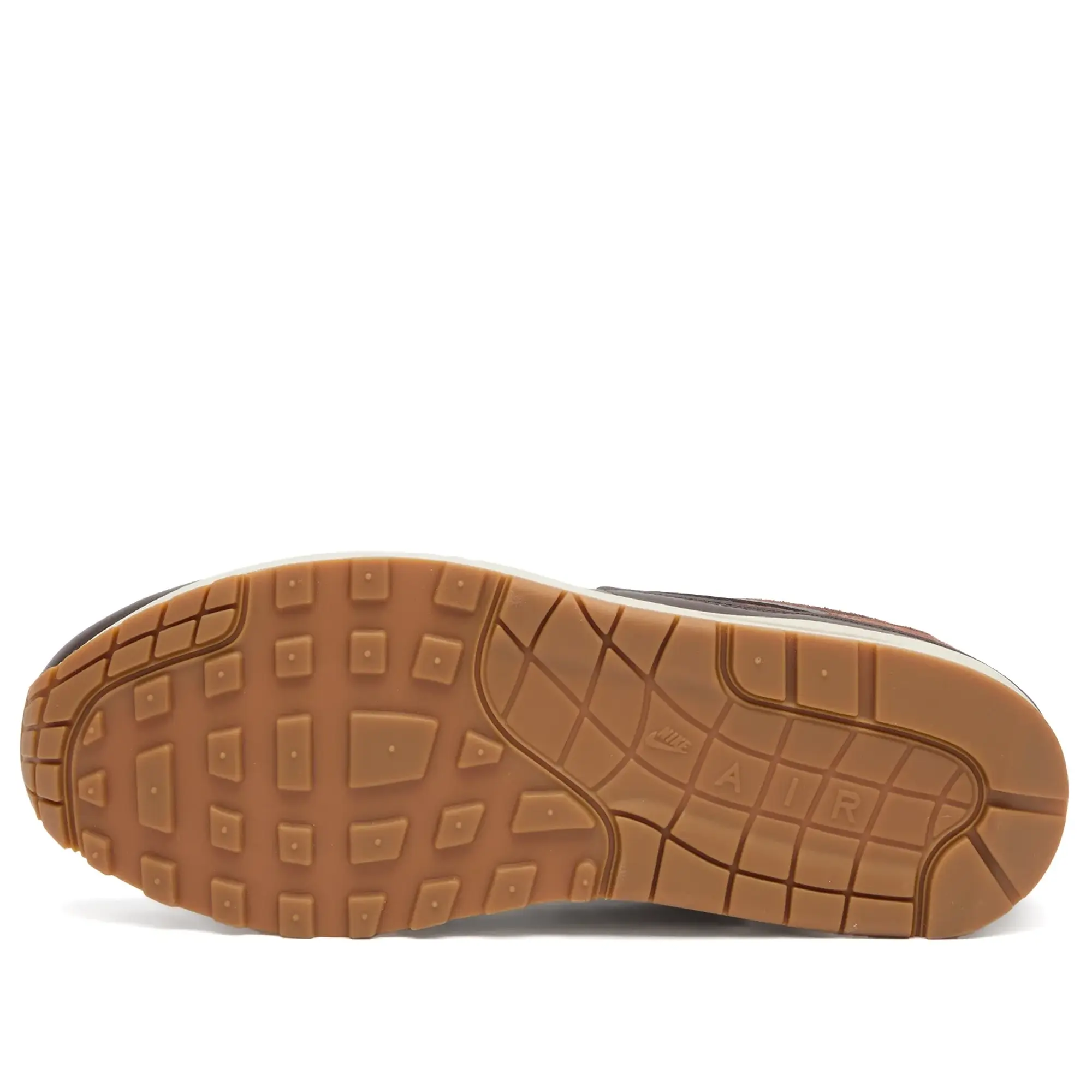 Nike Men's Air Max 1 Ess Sneaker Brown/Orange