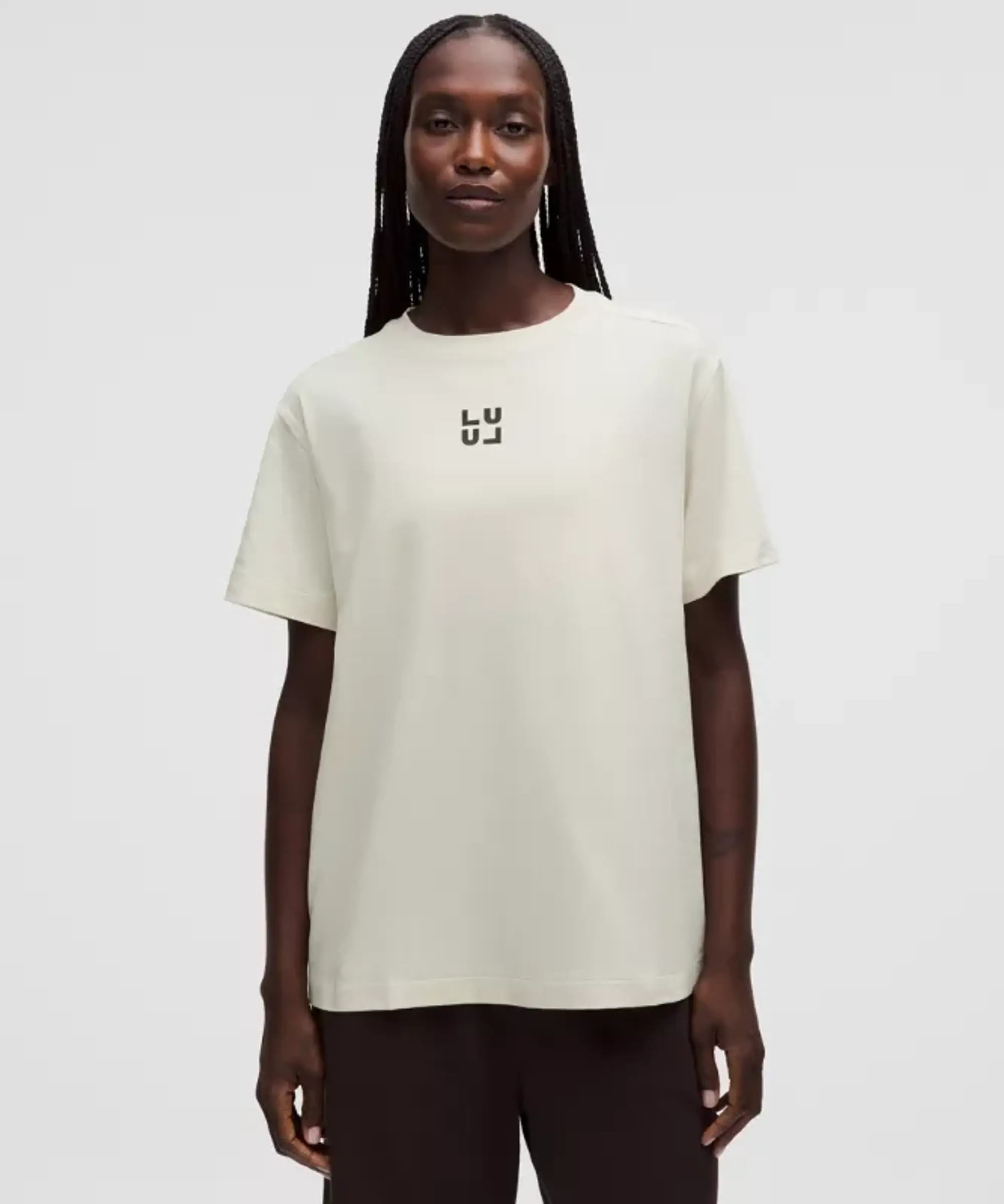 lululemon – Women's All Yours Organic T-Shirt Wordmark – Color Brown – Size 3XS