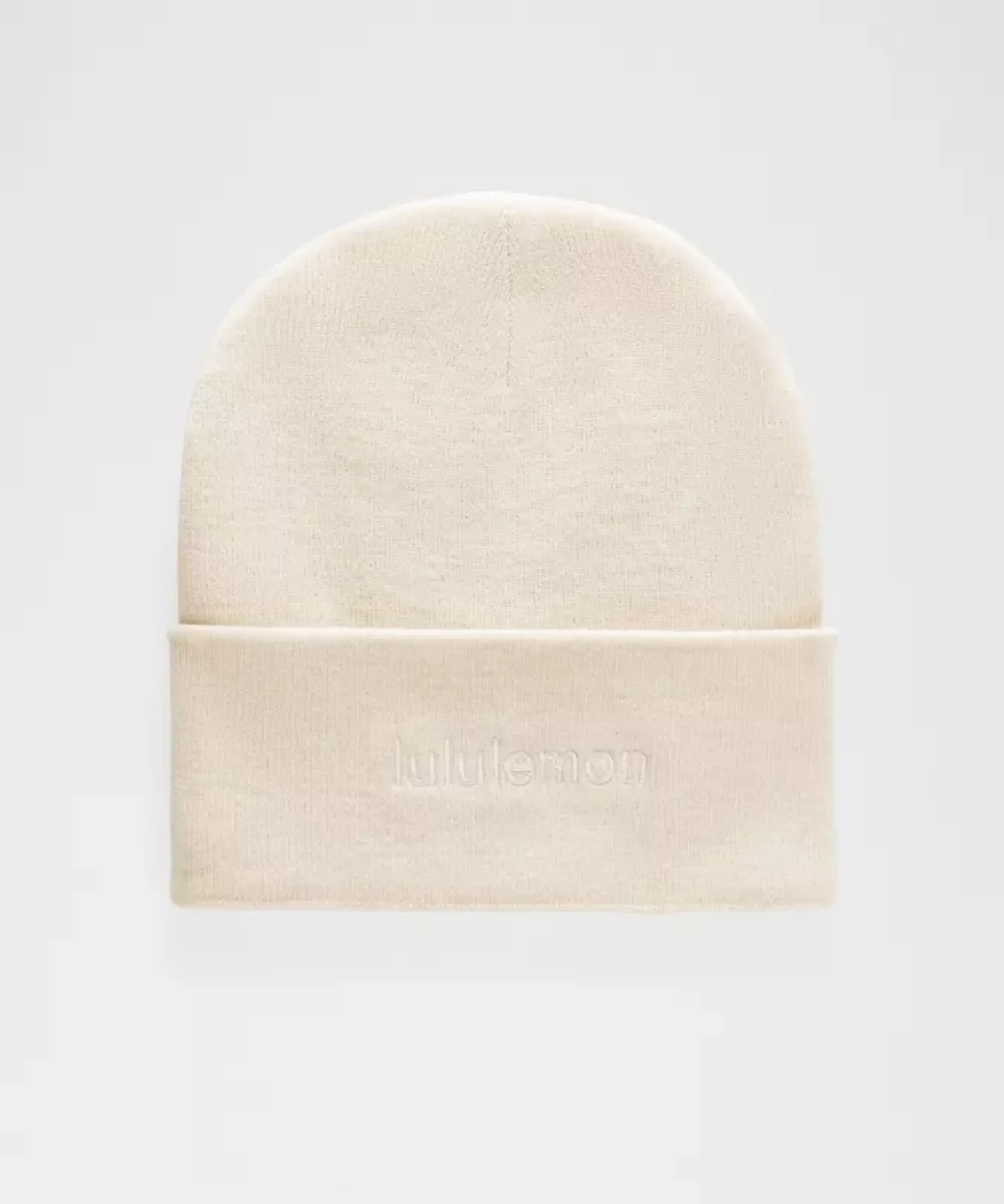 lululemon – Warm Revelation Beanie Hat Wordmark – Color White