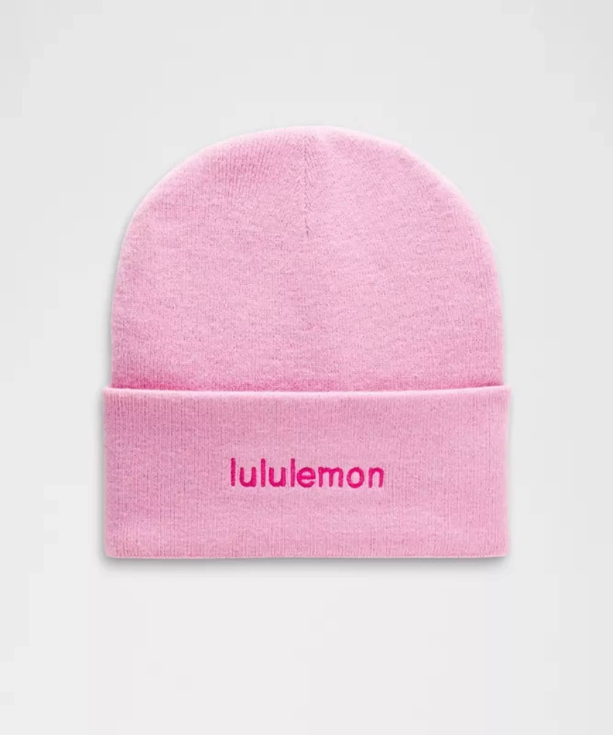lululemon – Warm Revelation Beanie Hat Wordmark – Color Pink