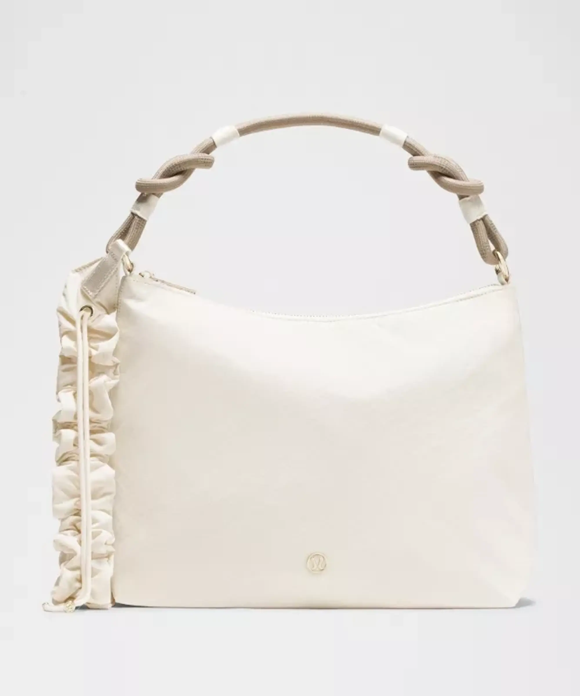 lululemon – Convertible Ruched Crossbody Bag 6.5L – Color Grey/White