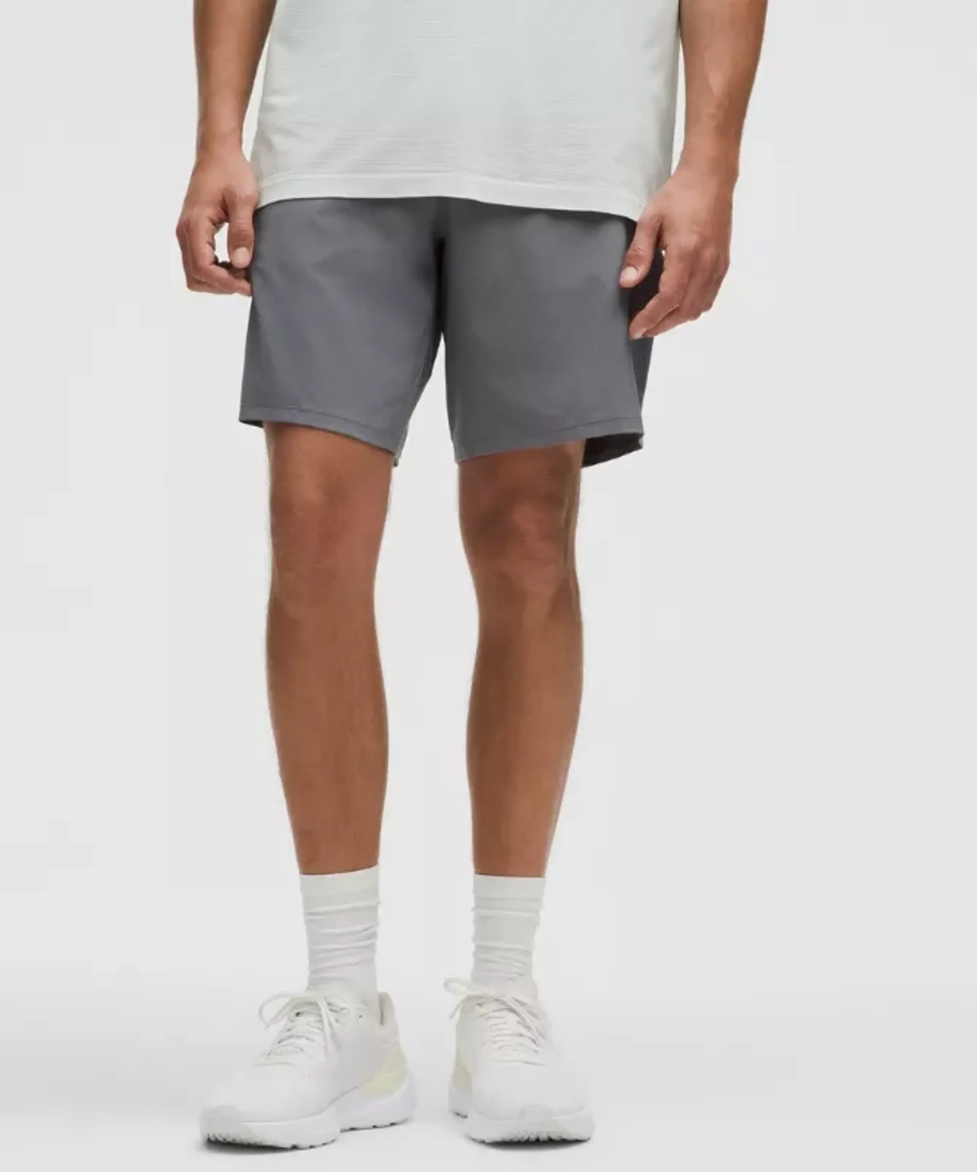 lululemon – Men's Pace Breaker Linerless Shorts – 9" – Color Grey – Size Large