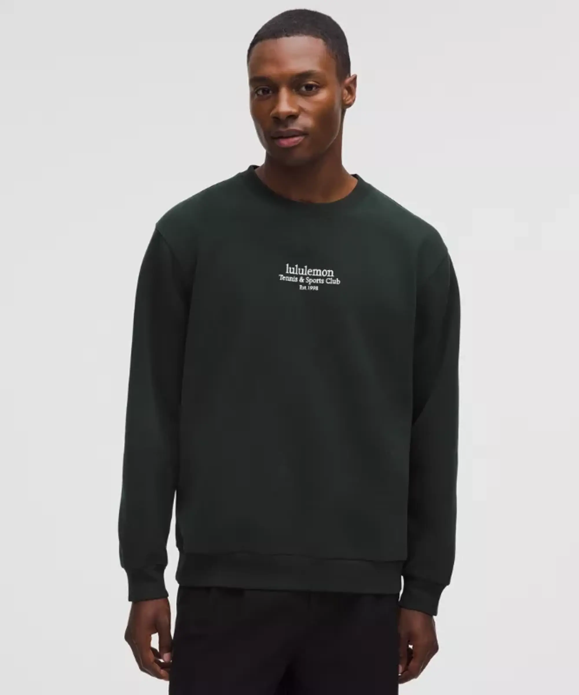 lululemon – Men's Steady State Crew Sweatshirt Courtside – Color Green – Size XL