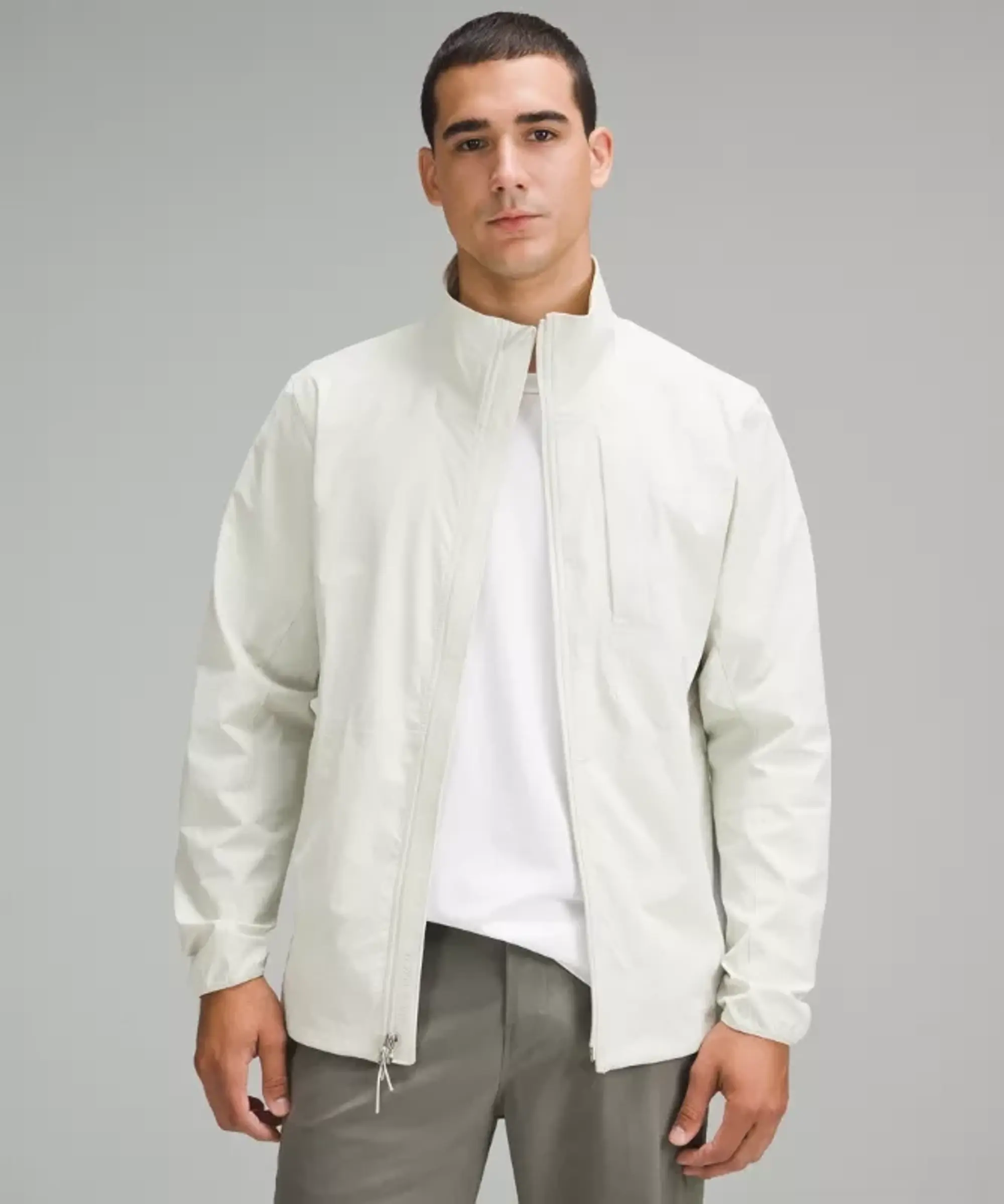 lululemon – Men's Sojourn Windbreaker Jacket – Color White – Size Large