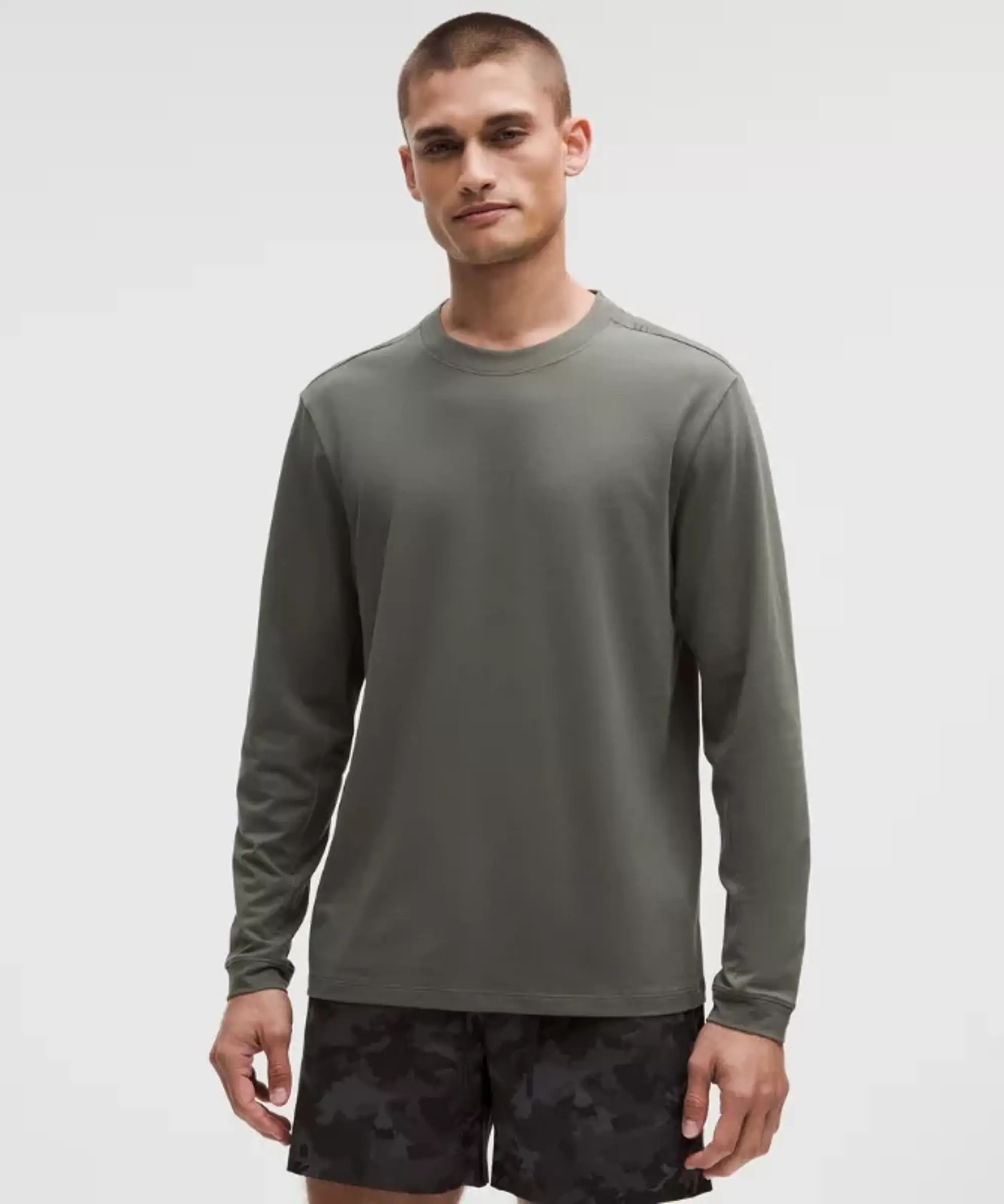 lululemon – Men's Zeroed In Long-Sleeve Shirt – Color Green – Size Medium