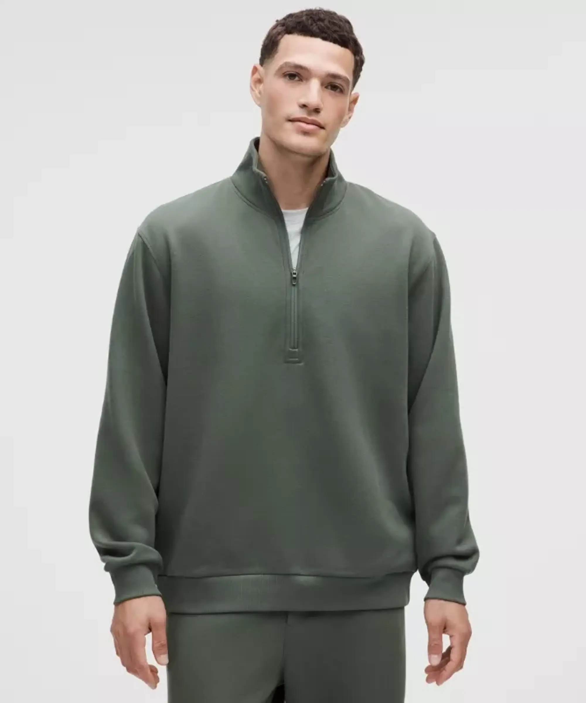 lululemon – Men's Steady State Half Zip Sweatshirt – Color Green – Size 2XL