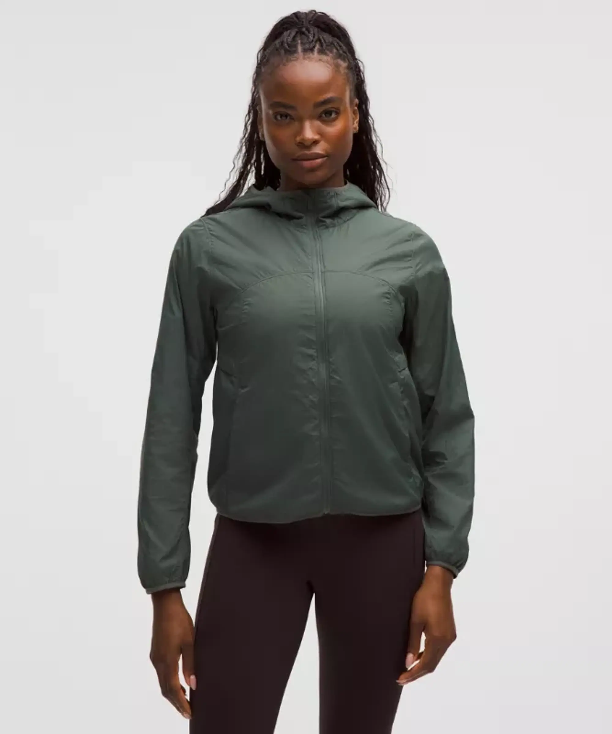 lululemon – Women’s InsulEight Cold-Weather Run Shell – Color Green – Size Large