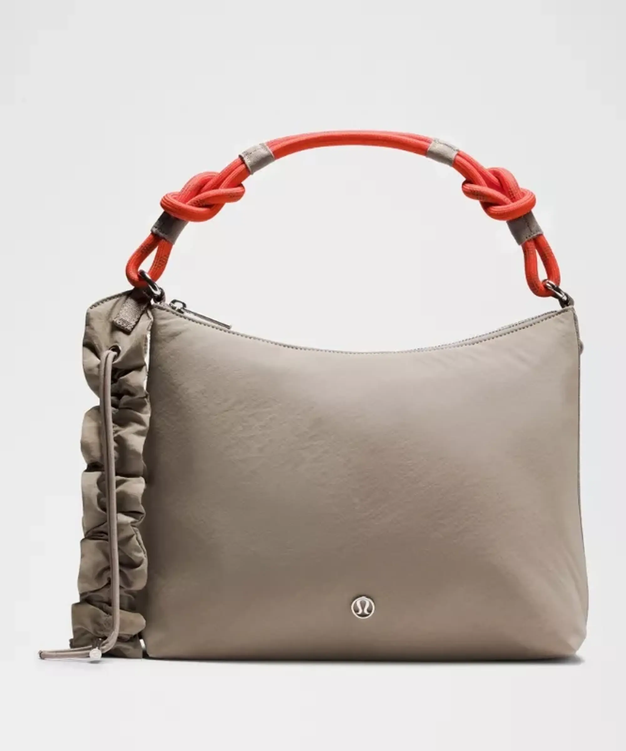 lululemon – Convertible Ruched Crossbody Bag 6.5L – Color Grey/Orange/Brown