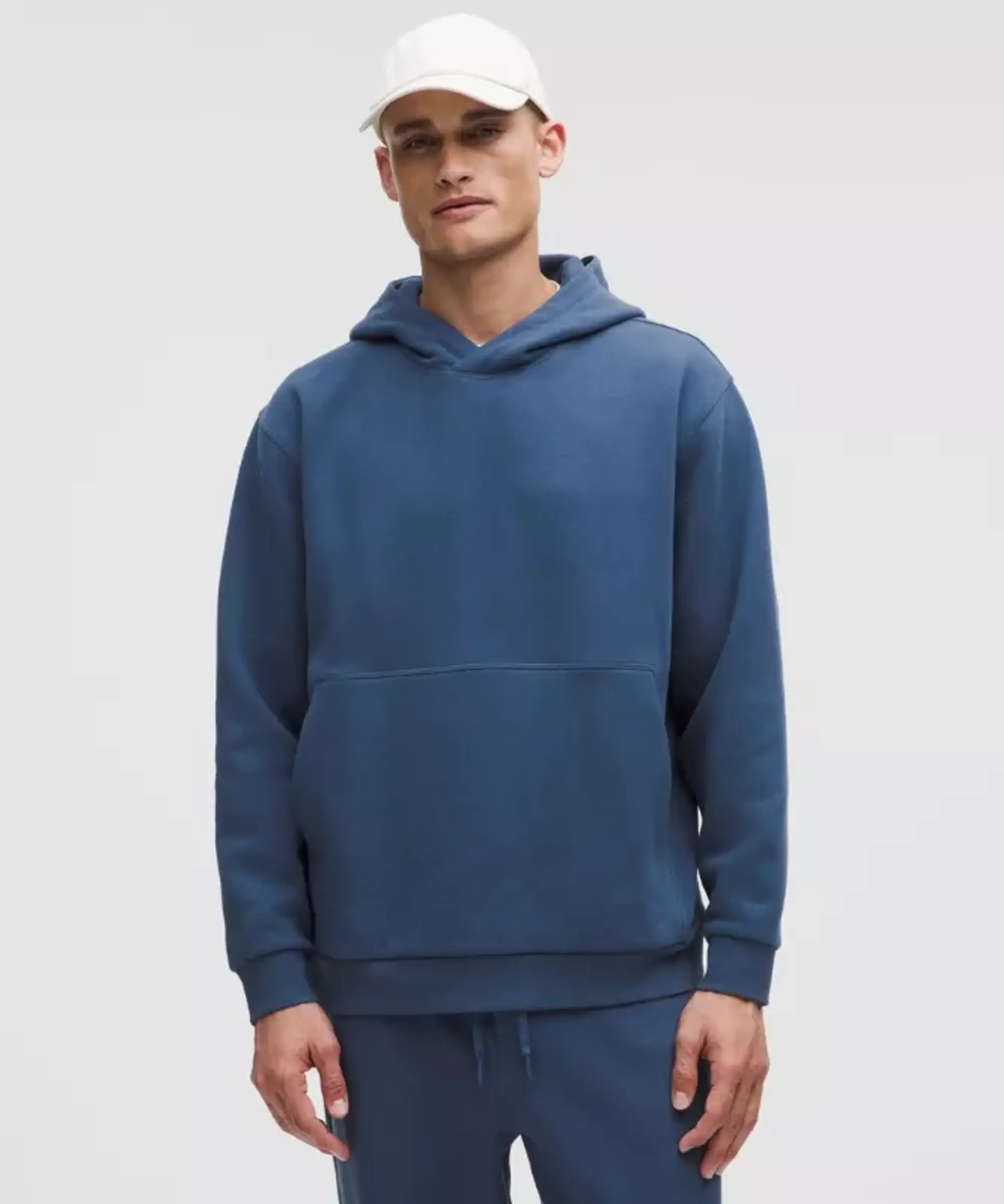 lululemon – Men's Steady State Pullover Hoodie – Color Blue – Size 2XL