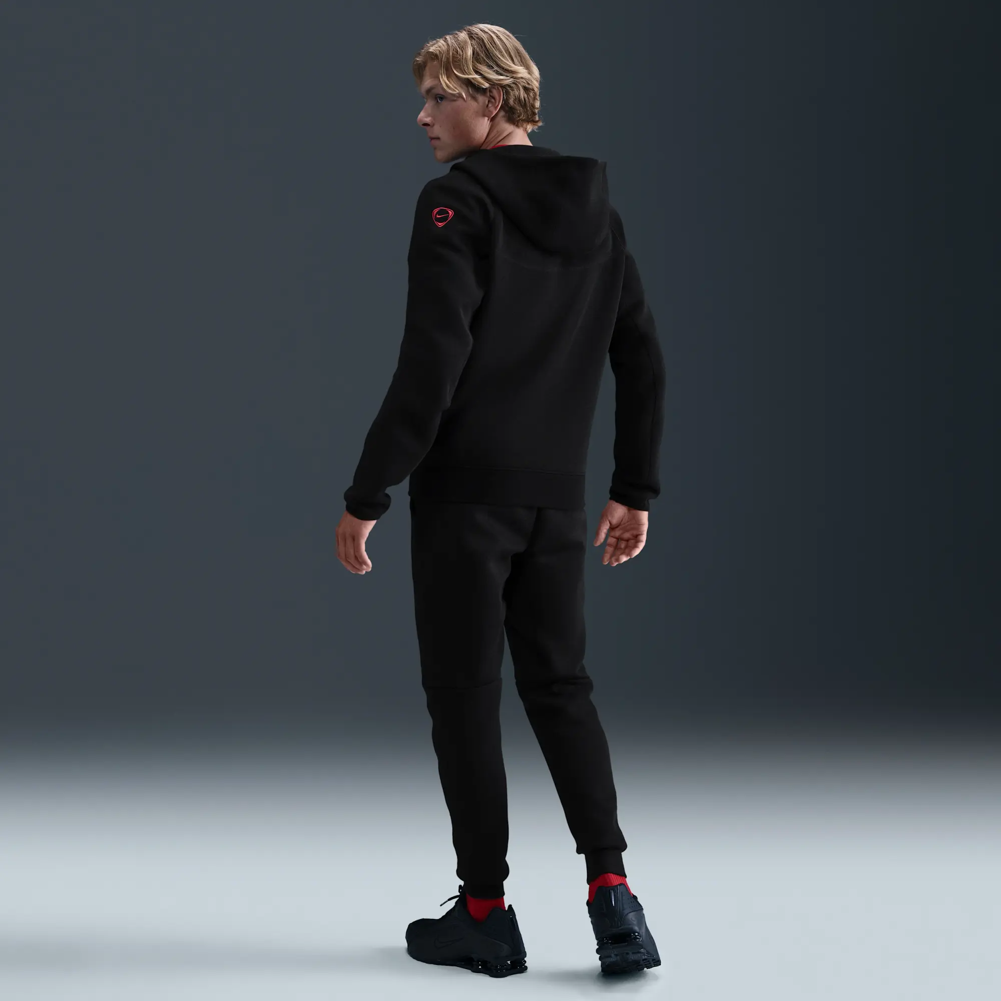 Paris Saint-Germain Tech Men's Nike Total 90 Football Fleece Joggers - Black - Cotton/Polyester