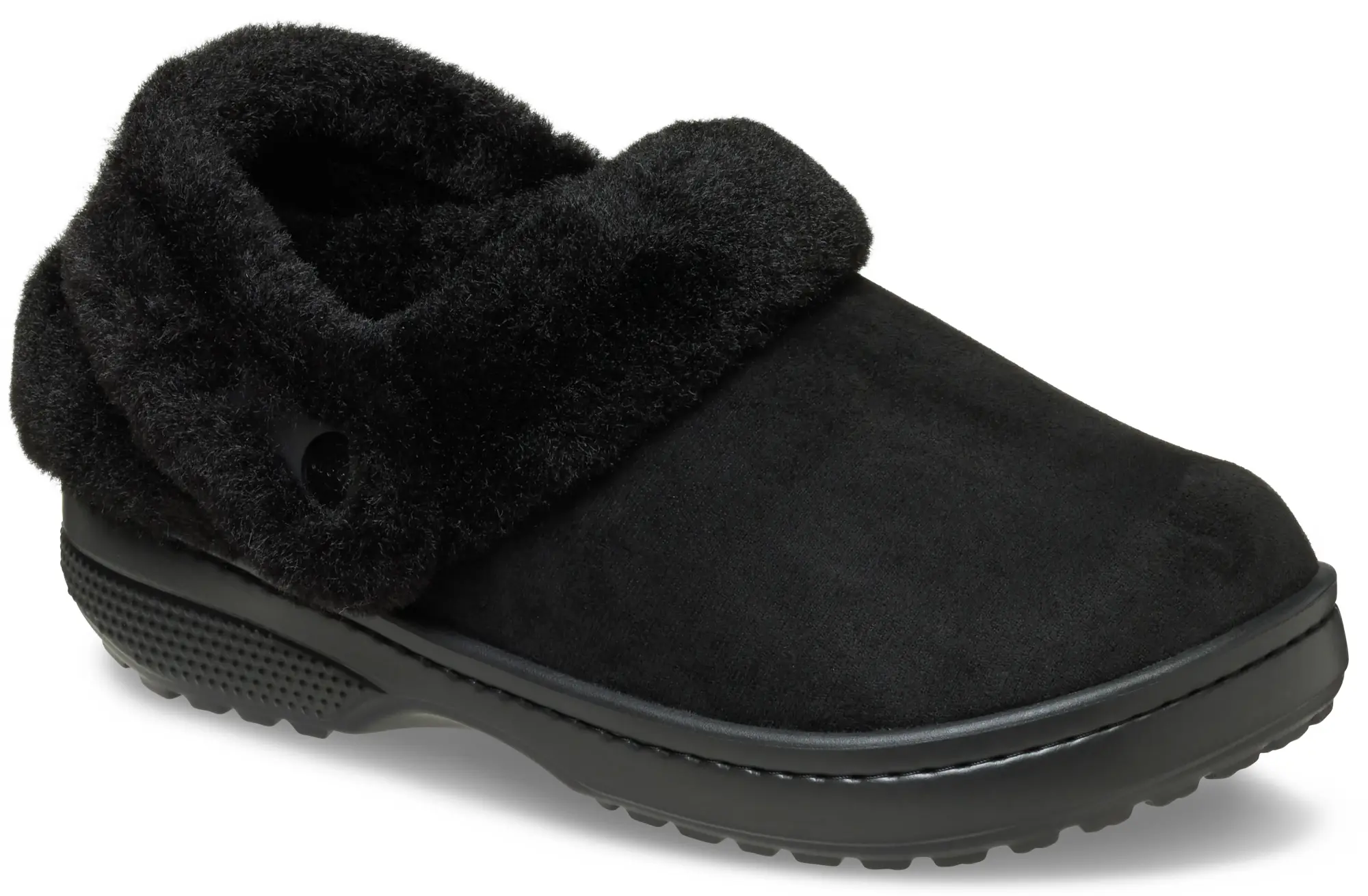 Crocs | Unisex | Classic Unfurgettable Vegan Suede | Clogs | Black | W4/M3