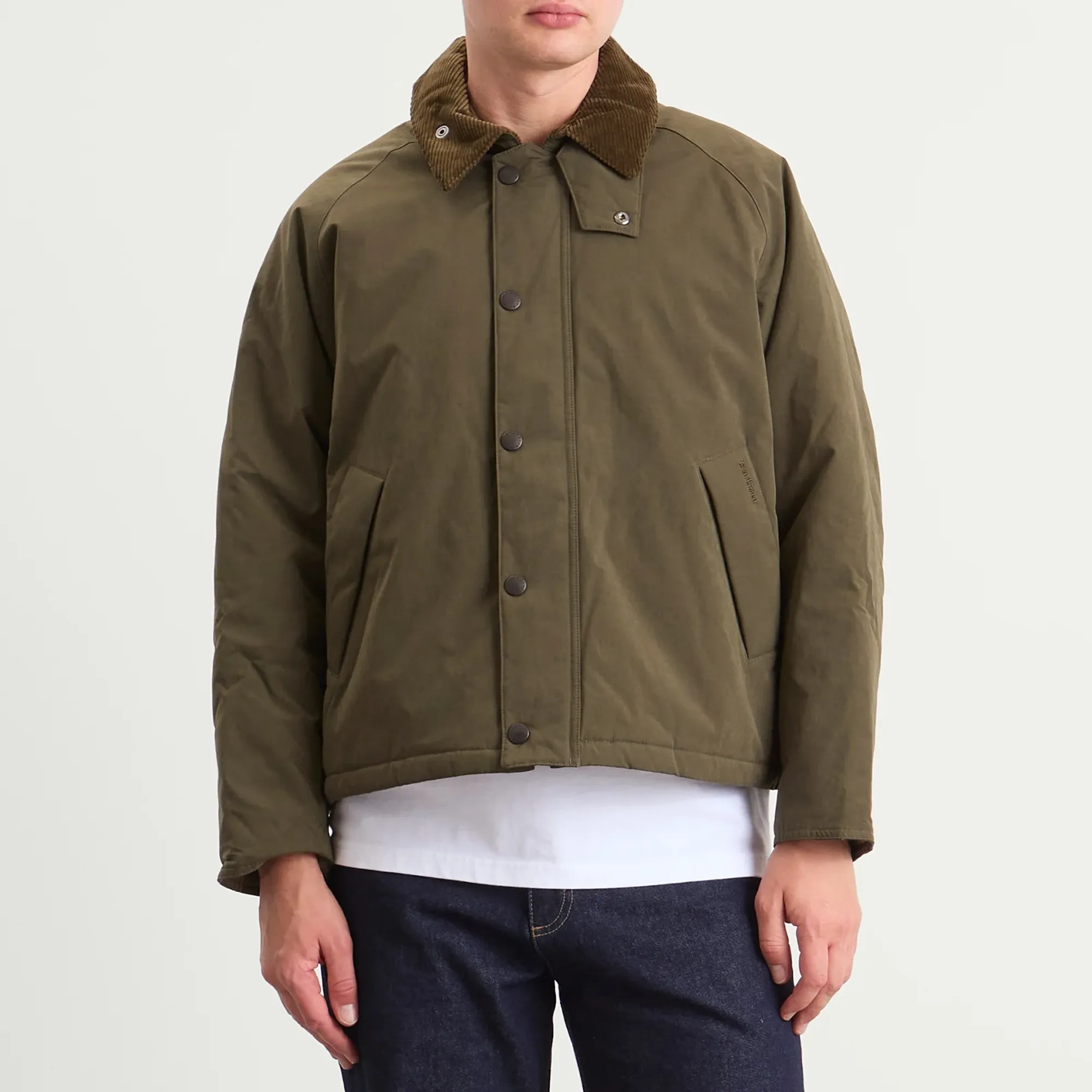Barbour Men's Padded Transport Jacket Olive | MCA1065OL51 | FOOTY.COM