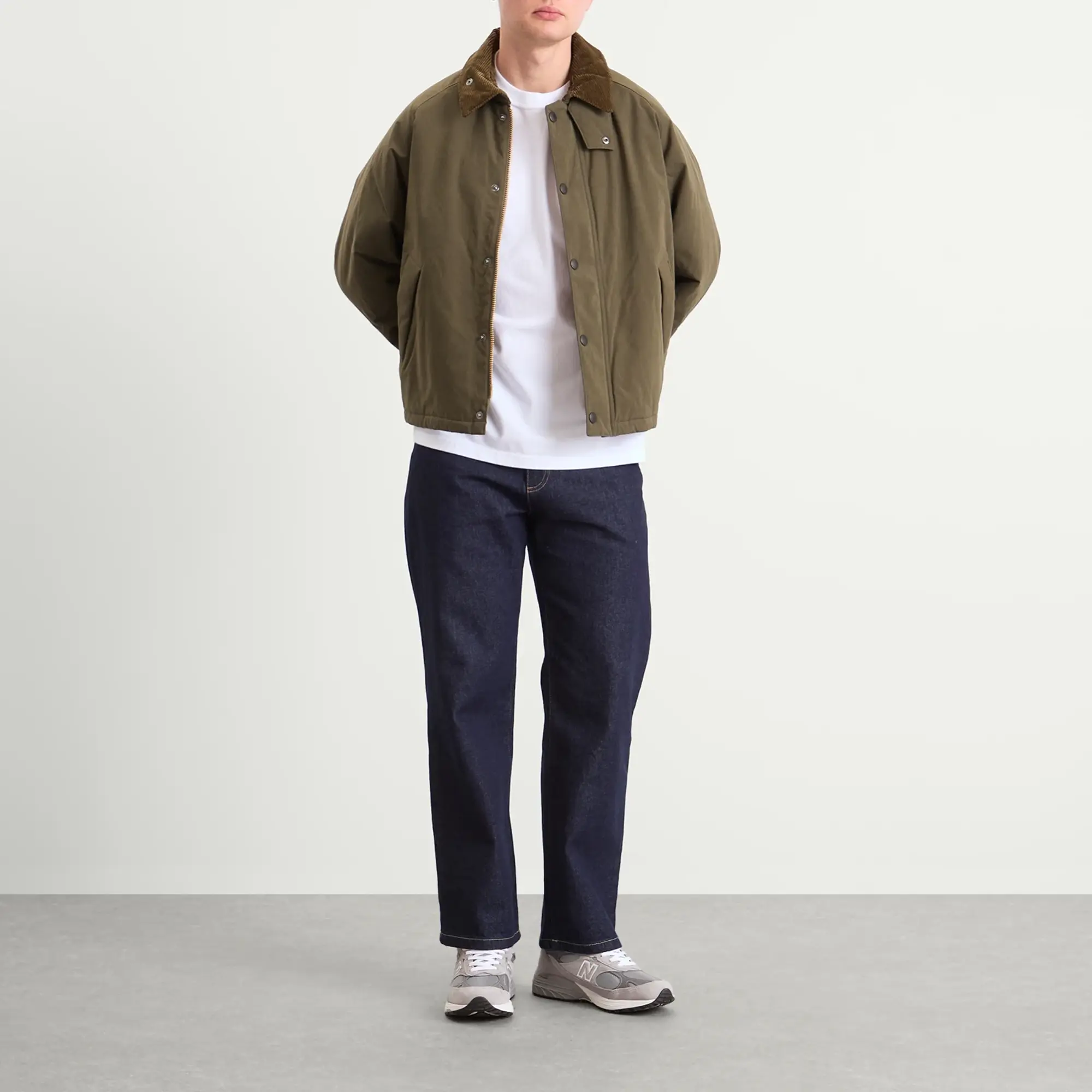 Barbour Men's Padded Transport Jacket Olive