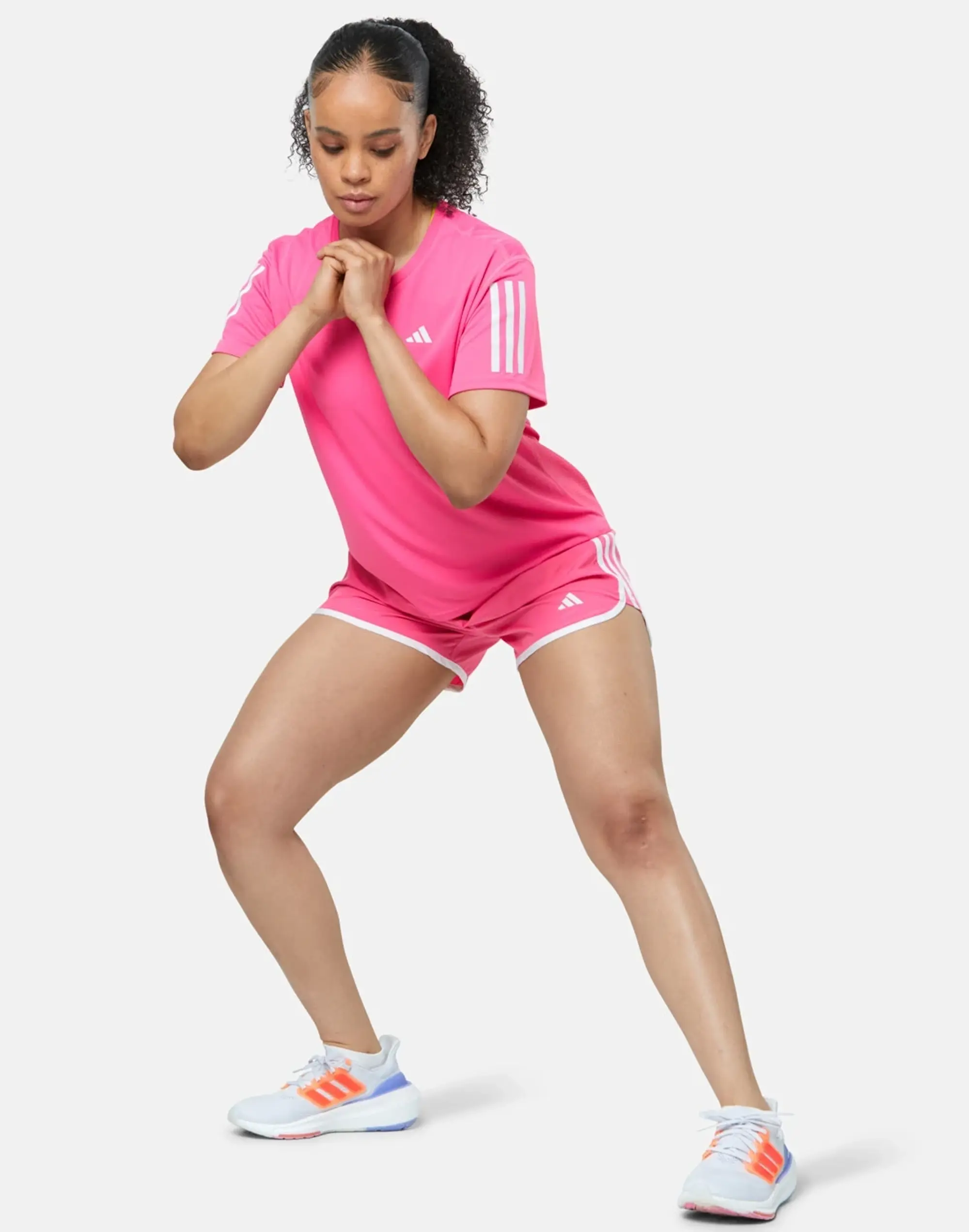 Women's adidas M20 Shorts Wh in Pink 