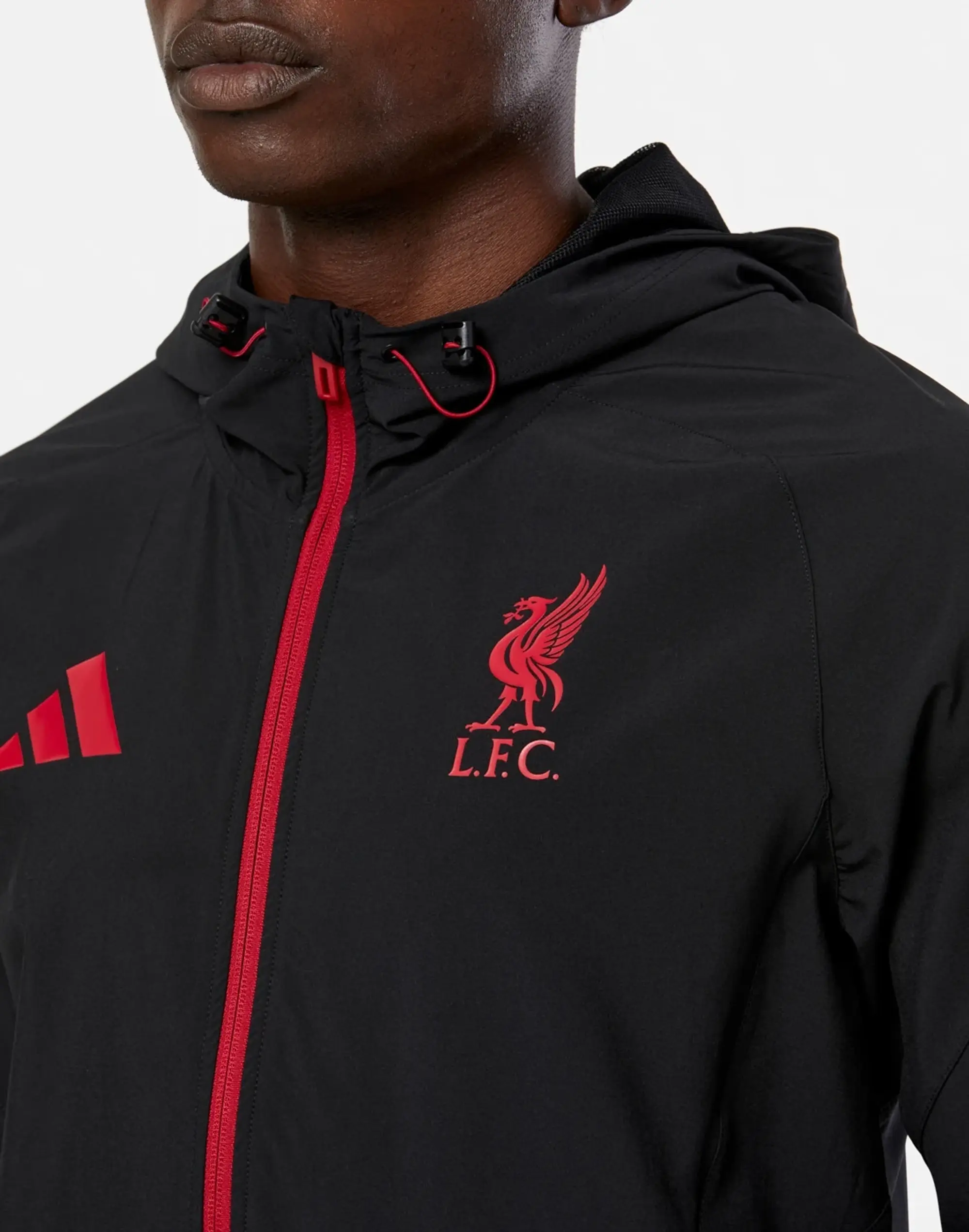 Men's adidas Adults V-Tech Track Jacket in Black 