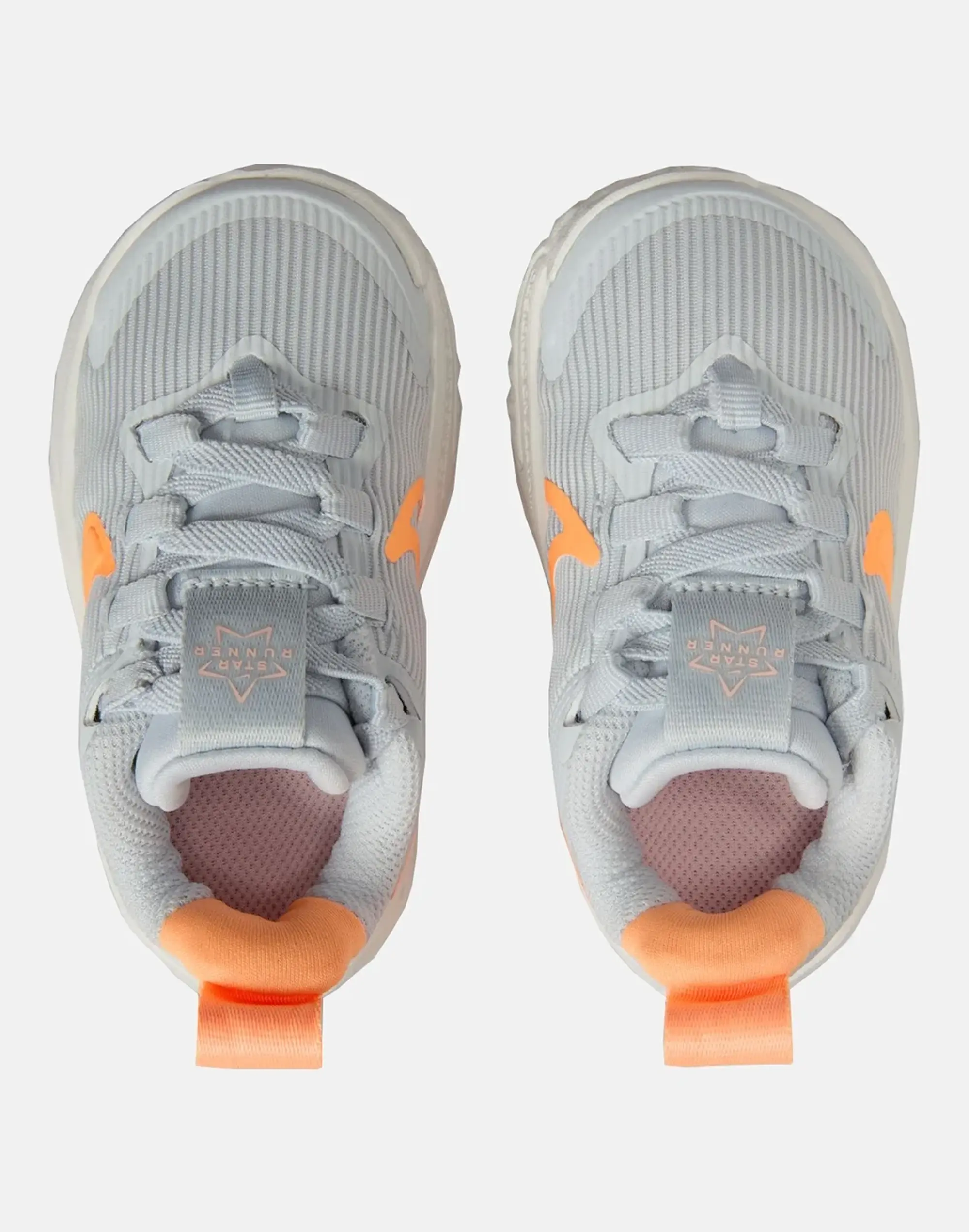 Nike Infant Star Runner 4 Wh Shoes in Grey/Pink 