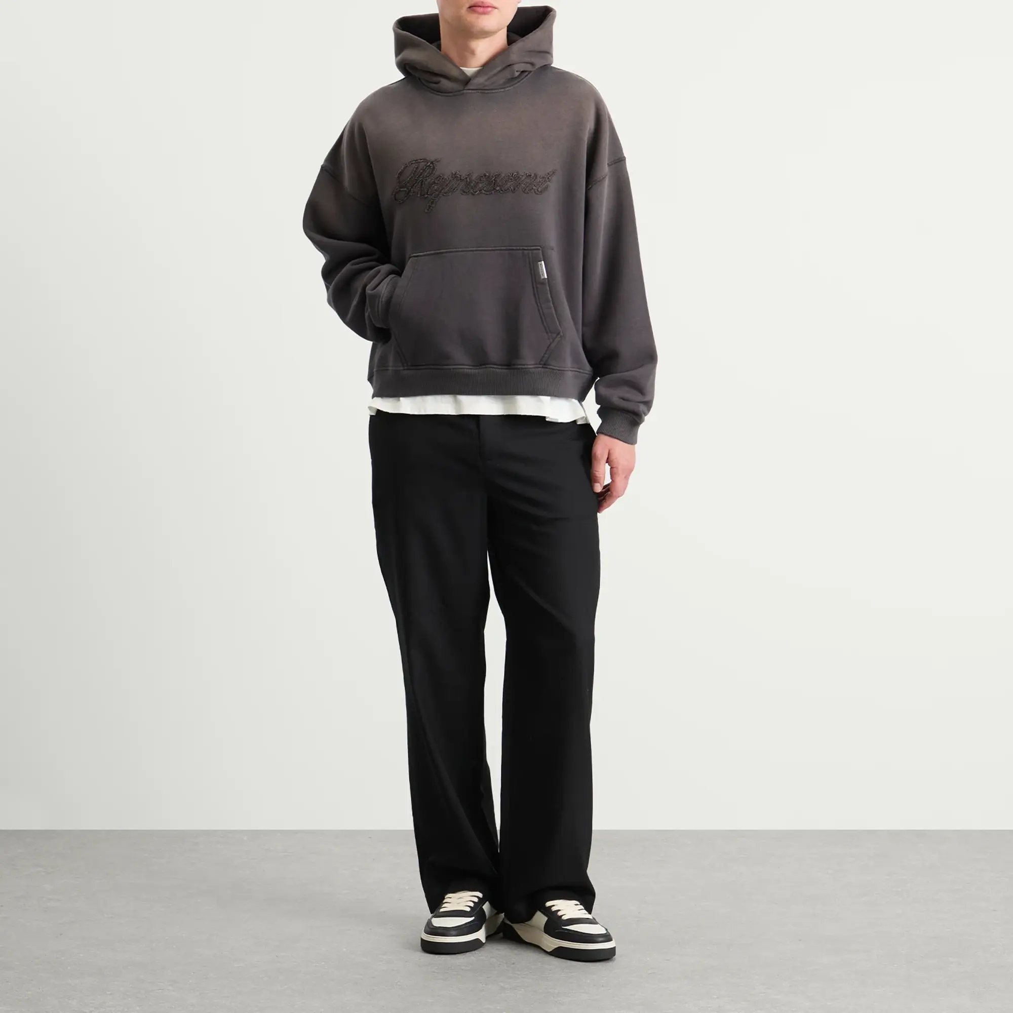 Represent Men's Rep Reverse Applique Hoodie After Dark