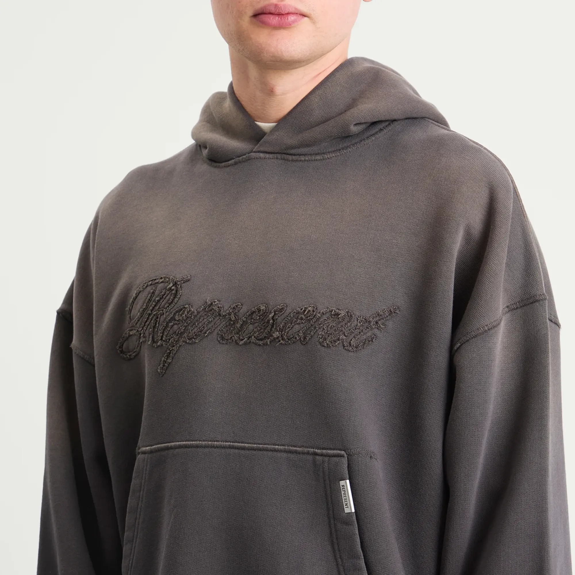 Represent Men's Rep Reverse Applique Hoodie After Dark