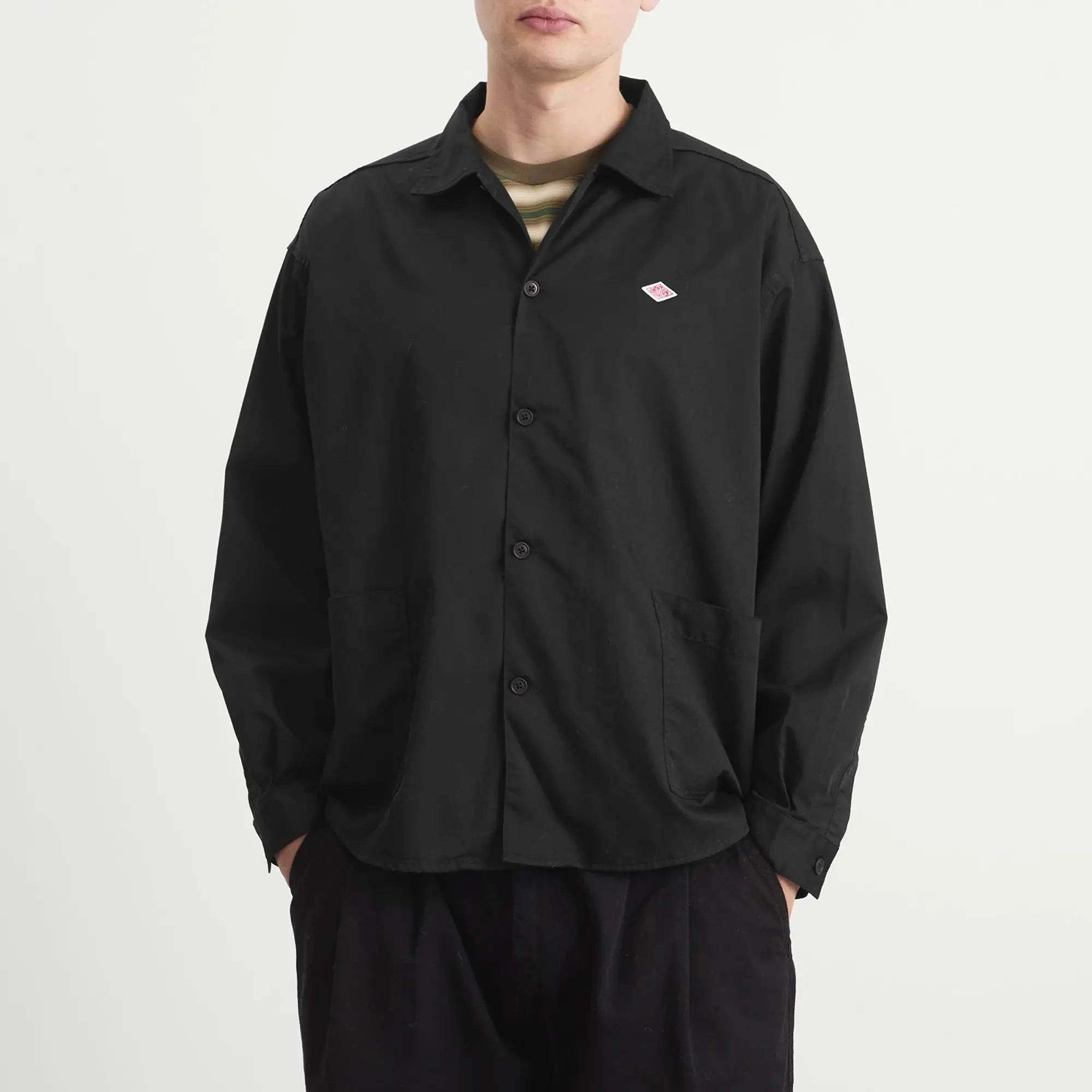 Danton Men's Shirt Jacket Black