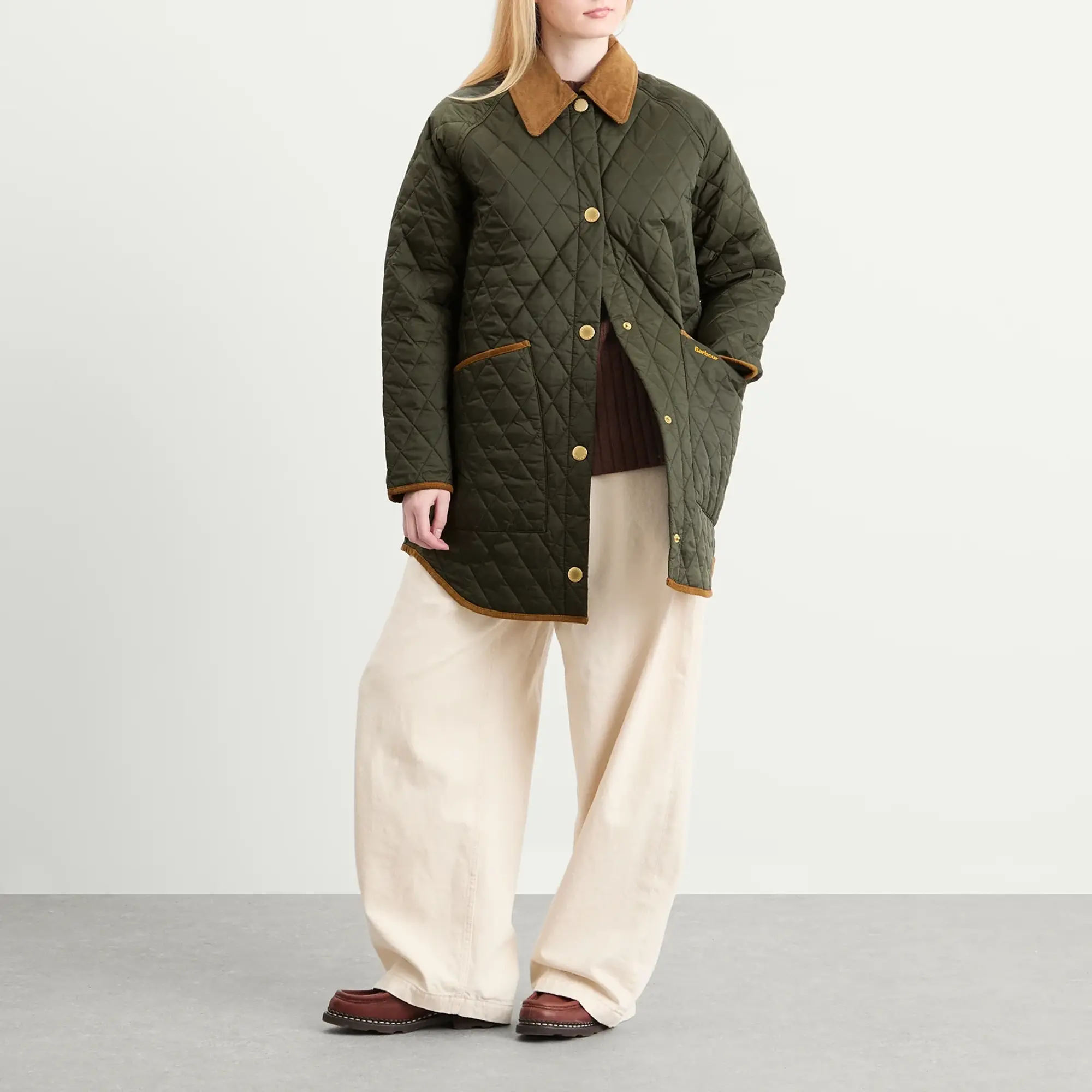 Barbour Women's Liddesdale Quilted Jacket Sage/Ancient