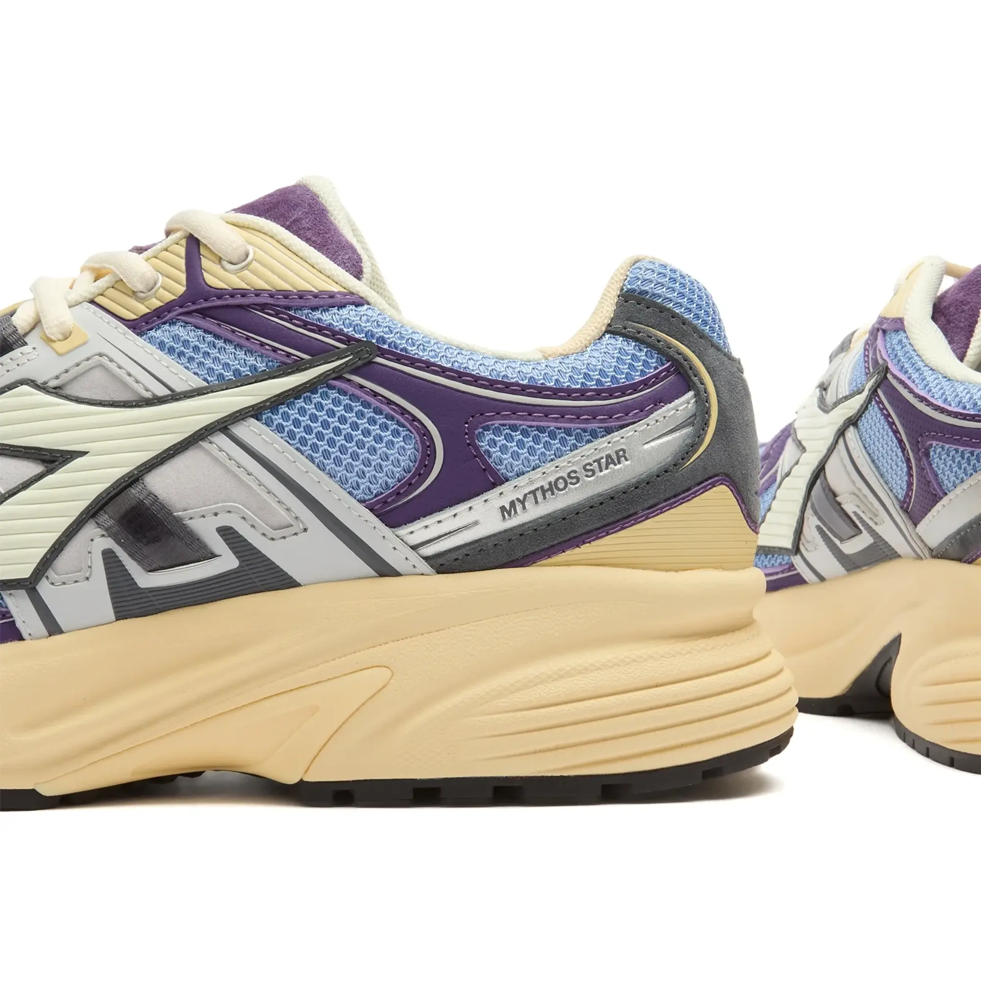 Diadora Men's Mythos Star M2 Stone Sneaker Sky-Blue Forever