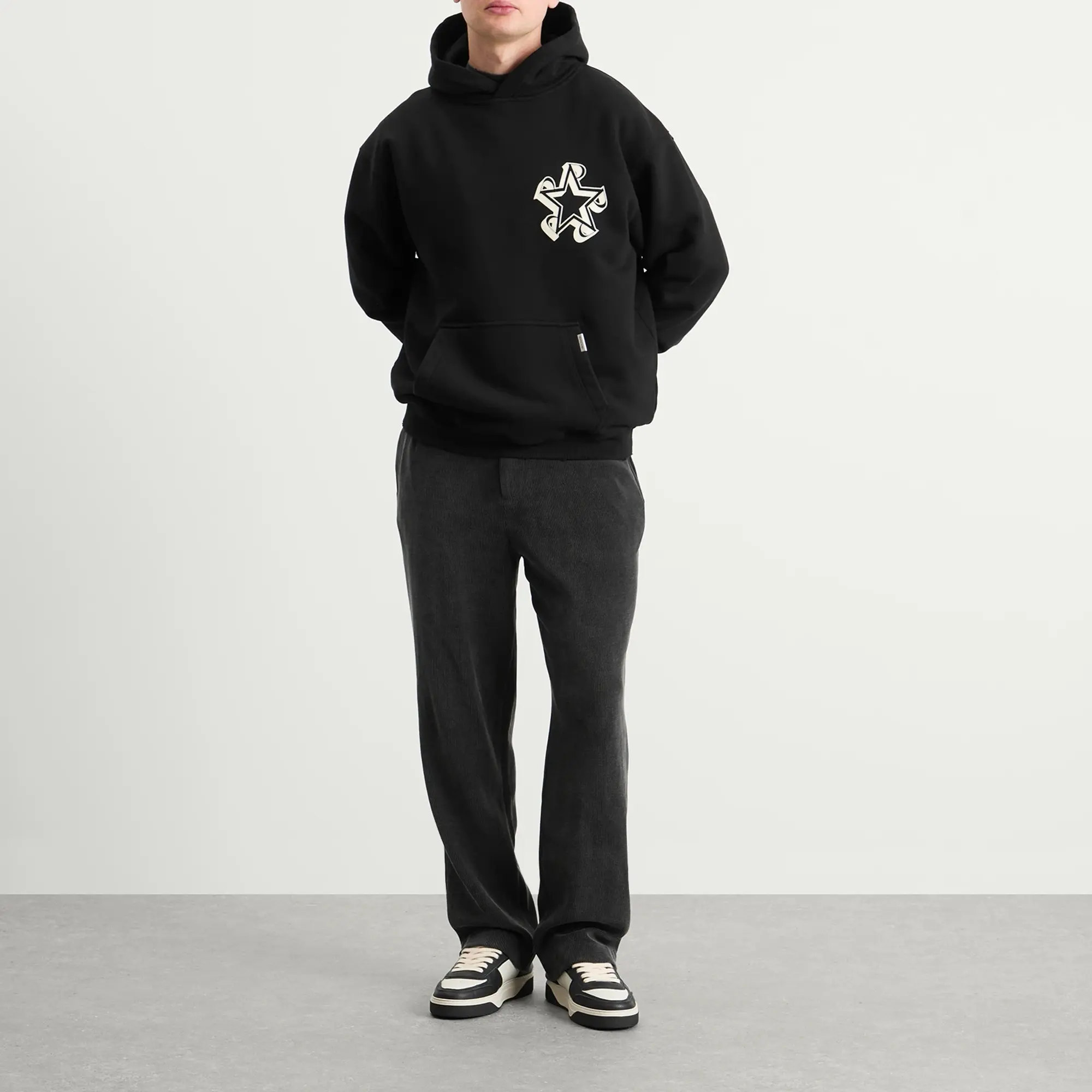 Represent Men's Initial Star Hoodie Jet Black