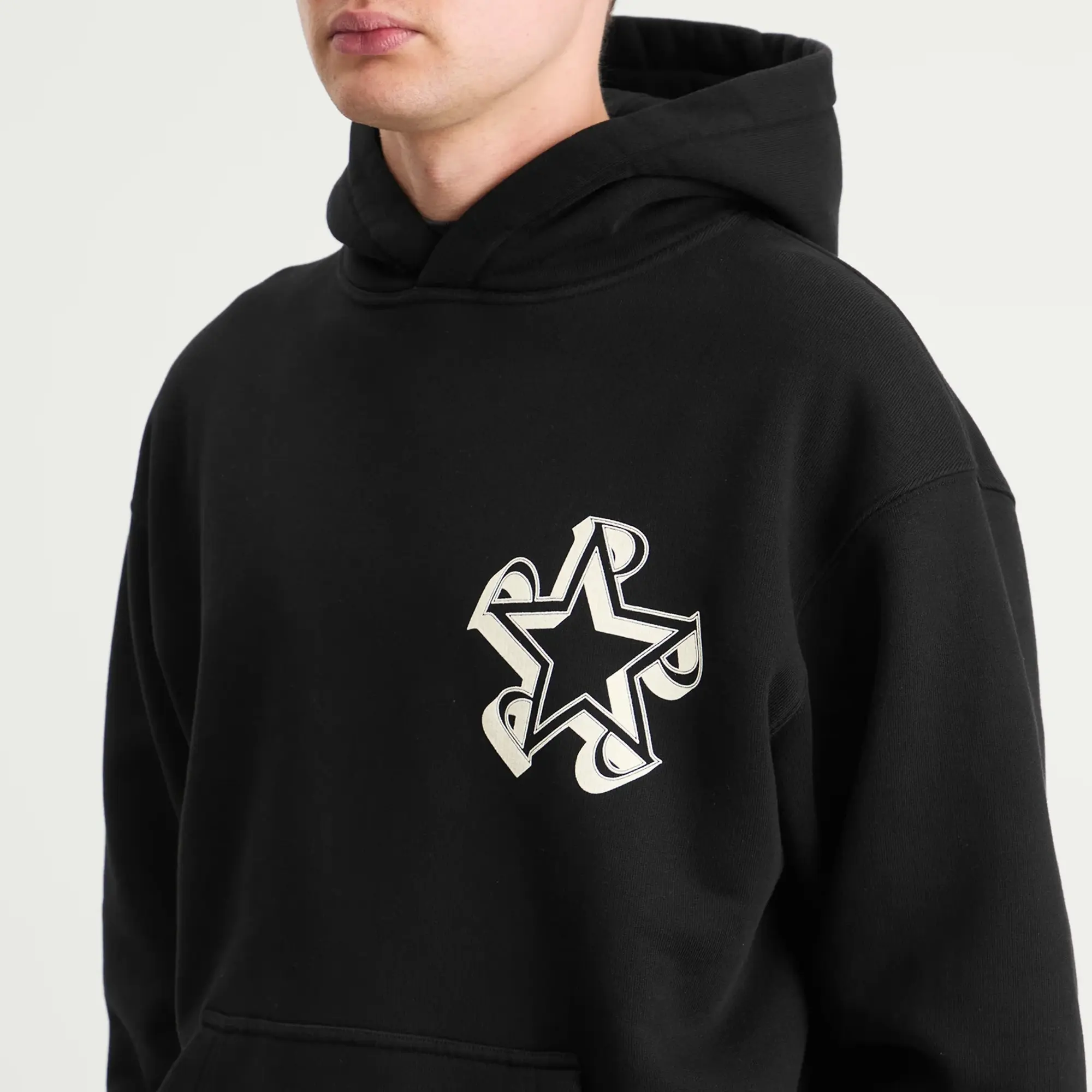 Represent Men's Initial Star Hoodie Jet Black