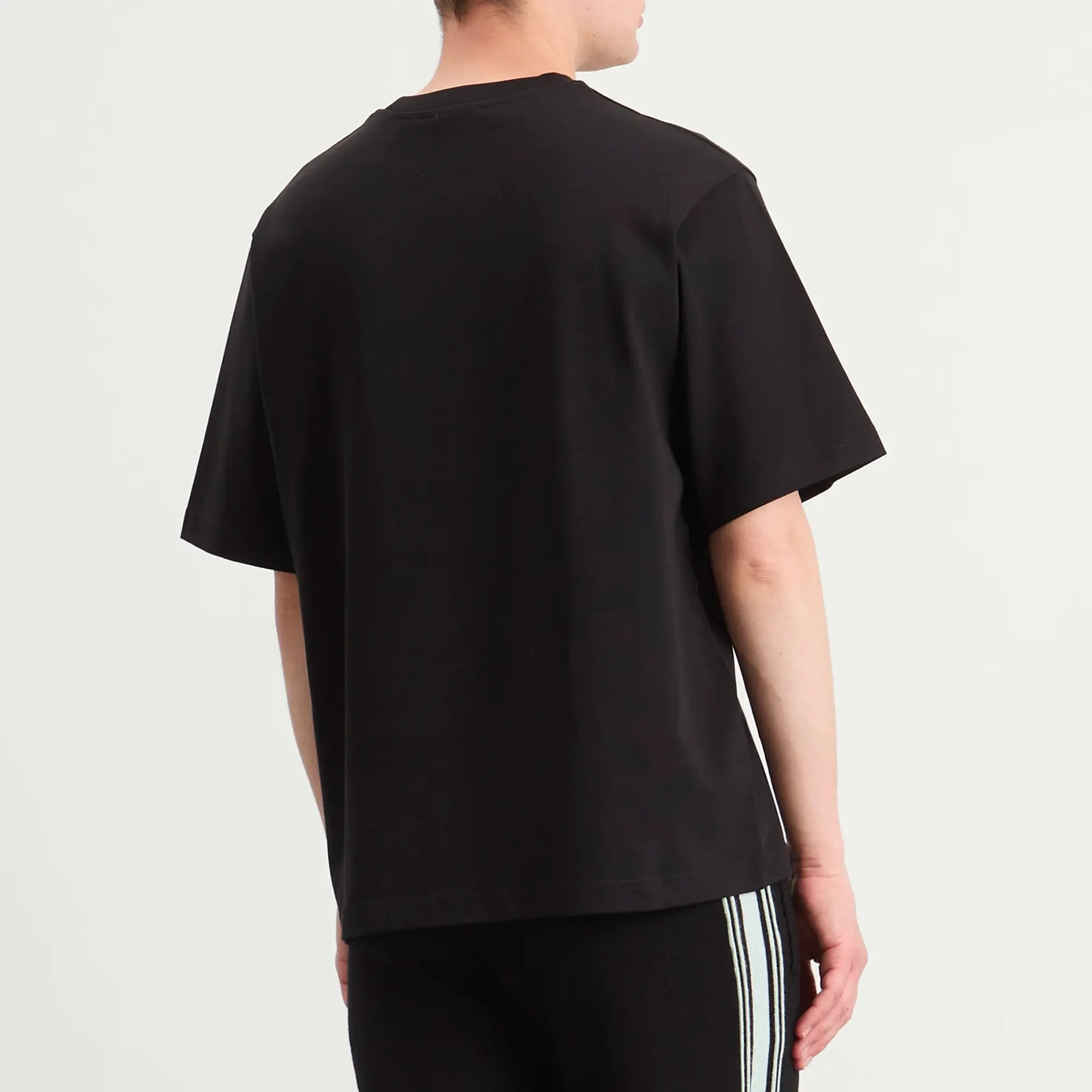 Casablanca Men's Black Jersey Casablanca Men's 3D Oversized T-Shirt