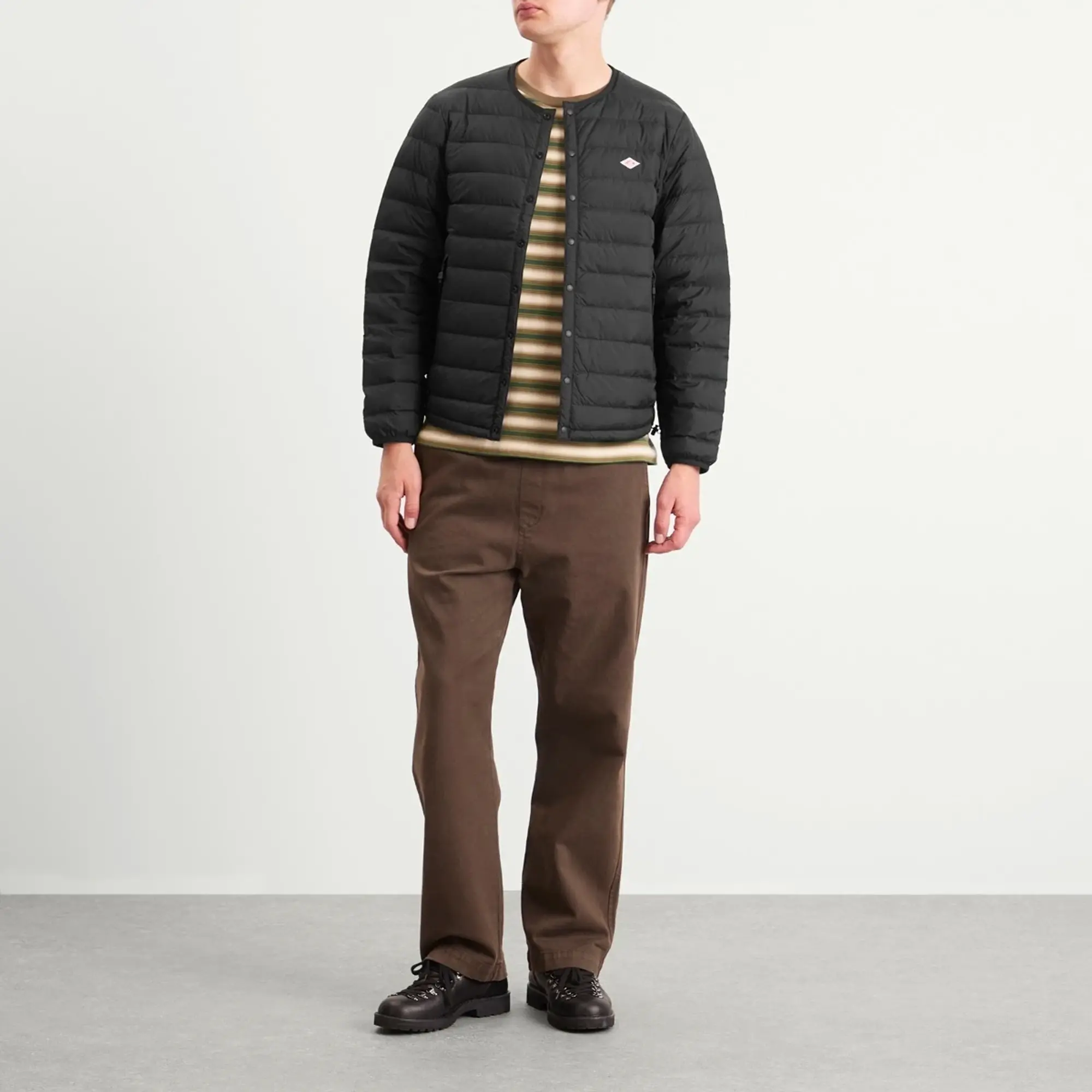 Danton Men's Inner Down Crewneck Jacket Black