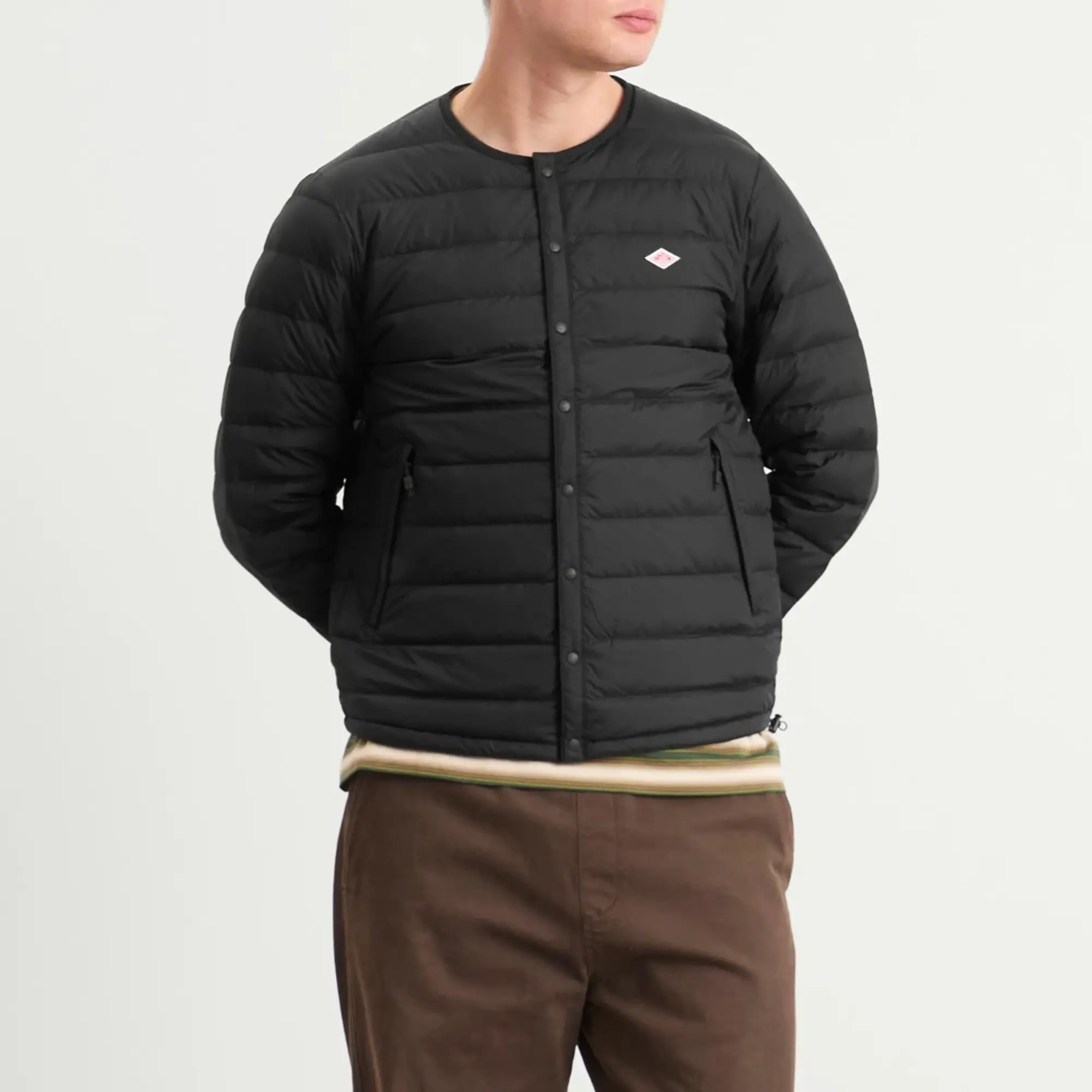Danton Men's Inner Down Crewneck Jacket Black