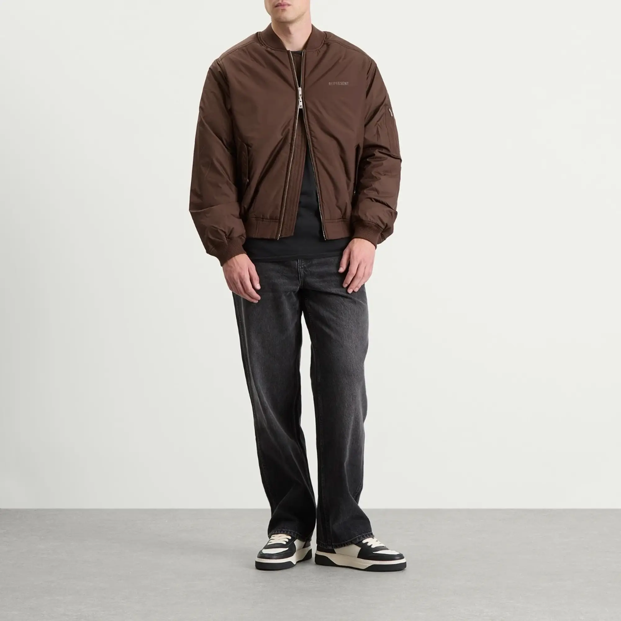 Represent Men's Smart Bomber Jacket Nero
