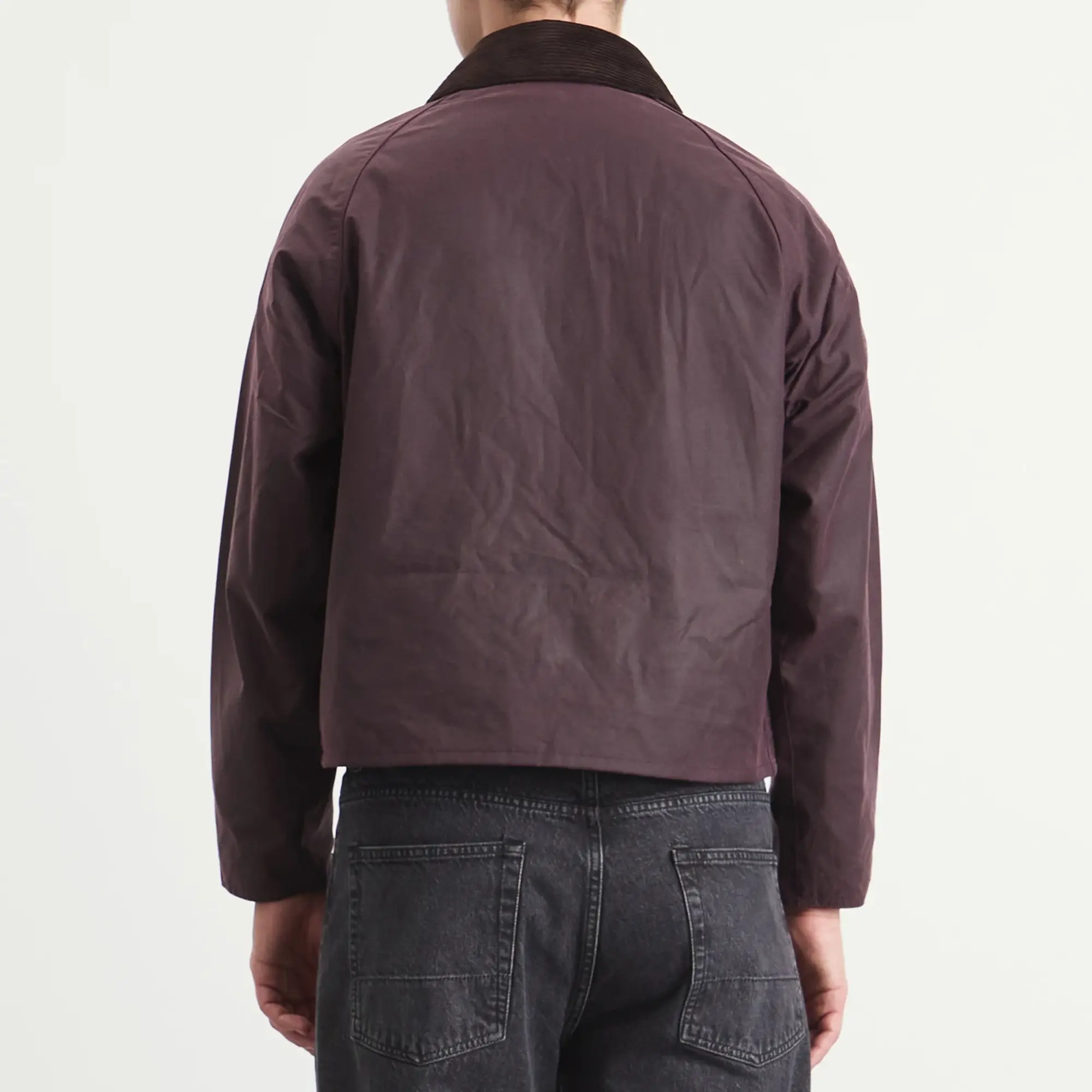 Barbour Men's Spey Wax Jacket Bordeaux