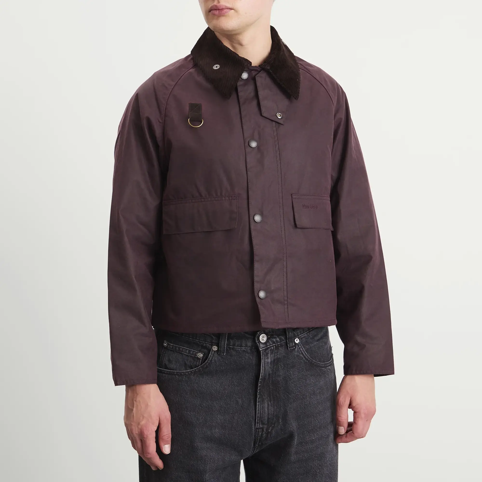 Barbour Men's Spey Wax Jacket Bordeaux