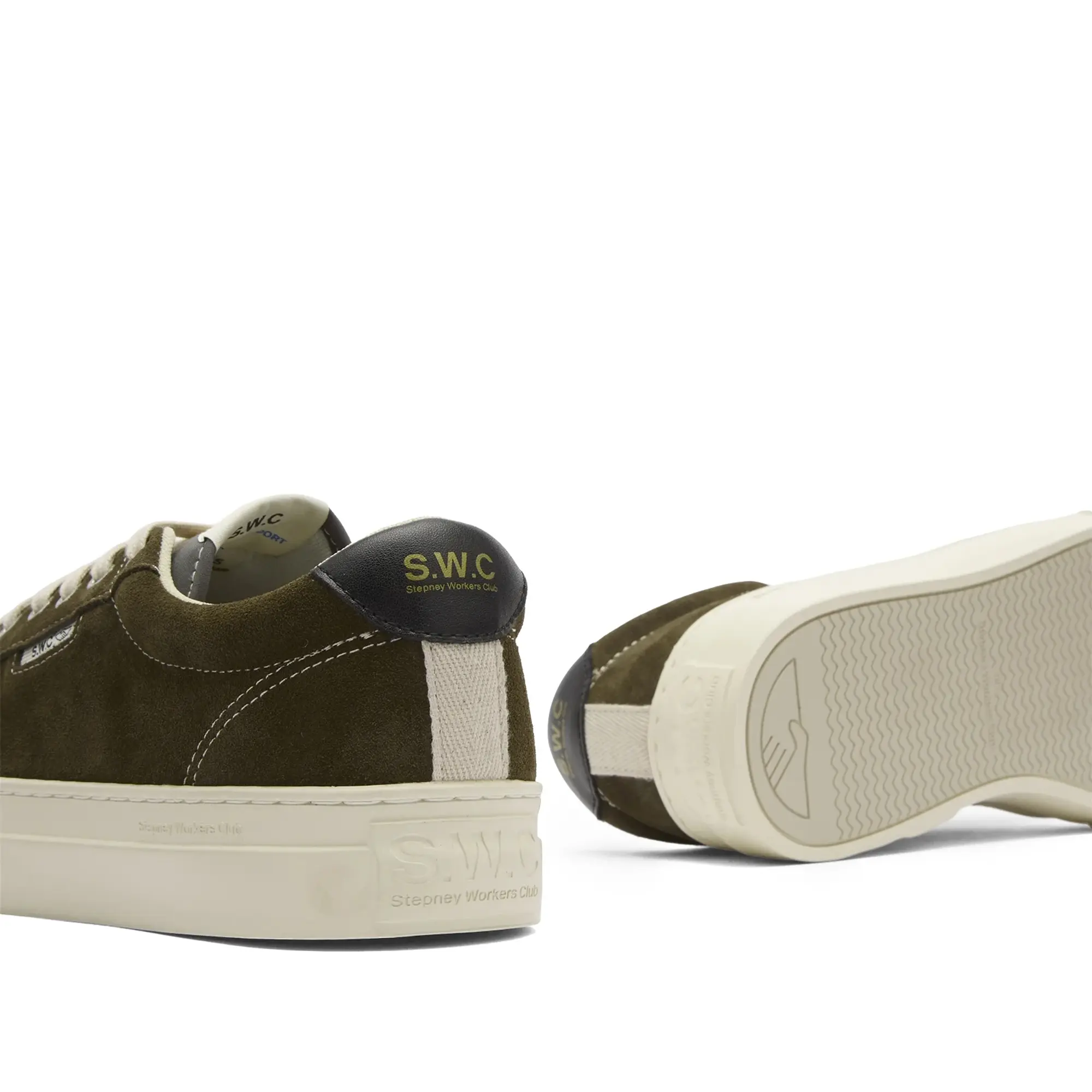 Stepney Workers Club Men's Dellow 02 Suede Sneaker Woodland