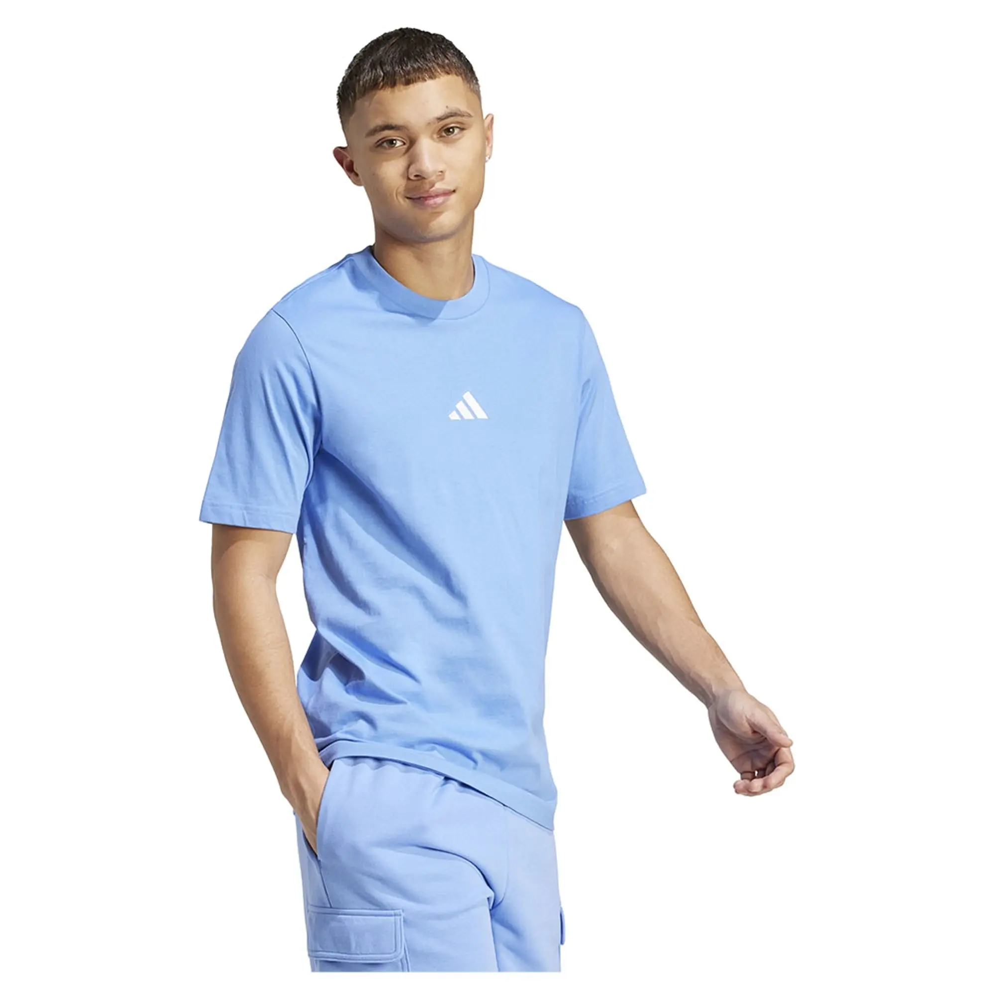 Adidas Essentials Small Logo Single Short Sleeve T-shirt