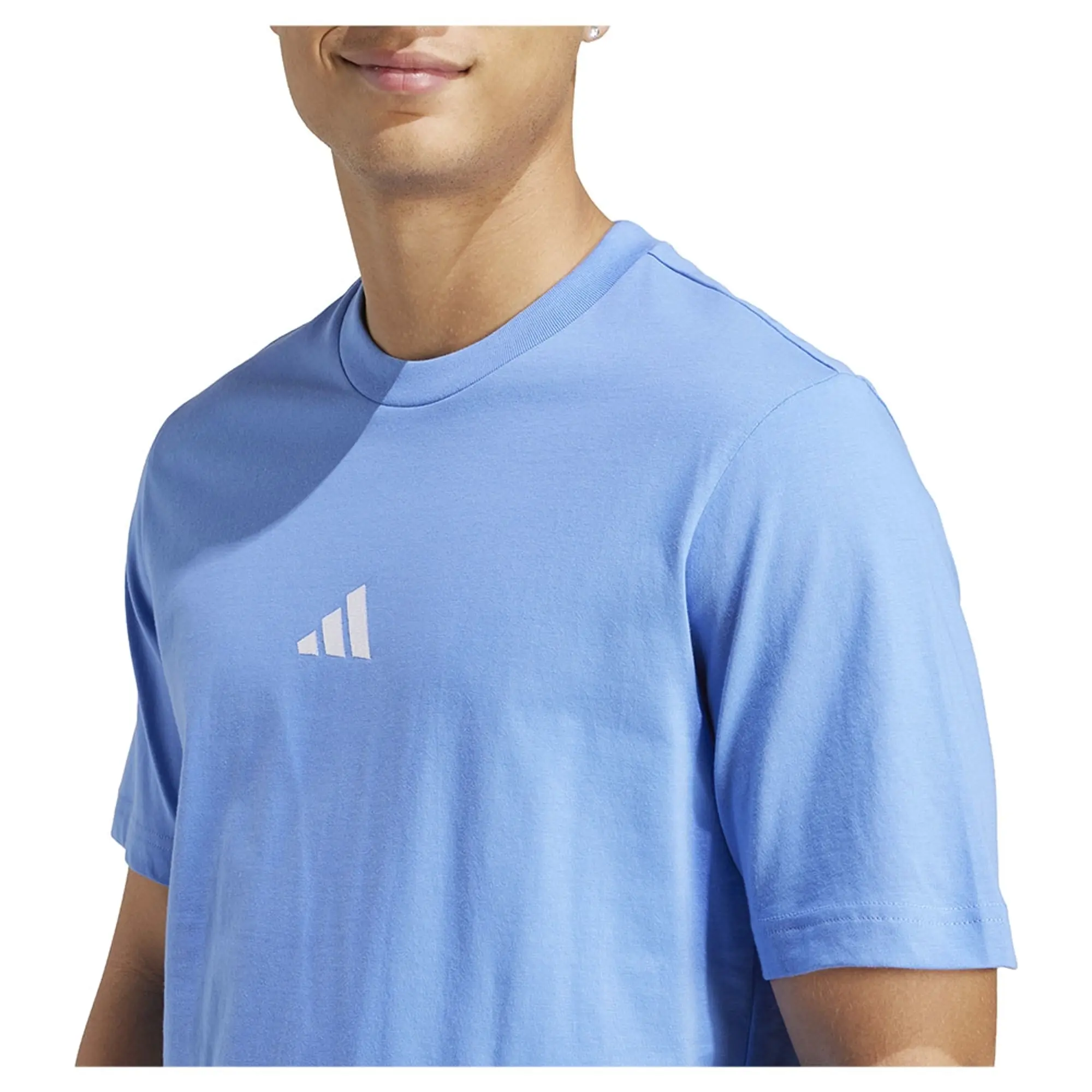 Adidas Essentials Small Logo Single Short Sleeve T-shirt