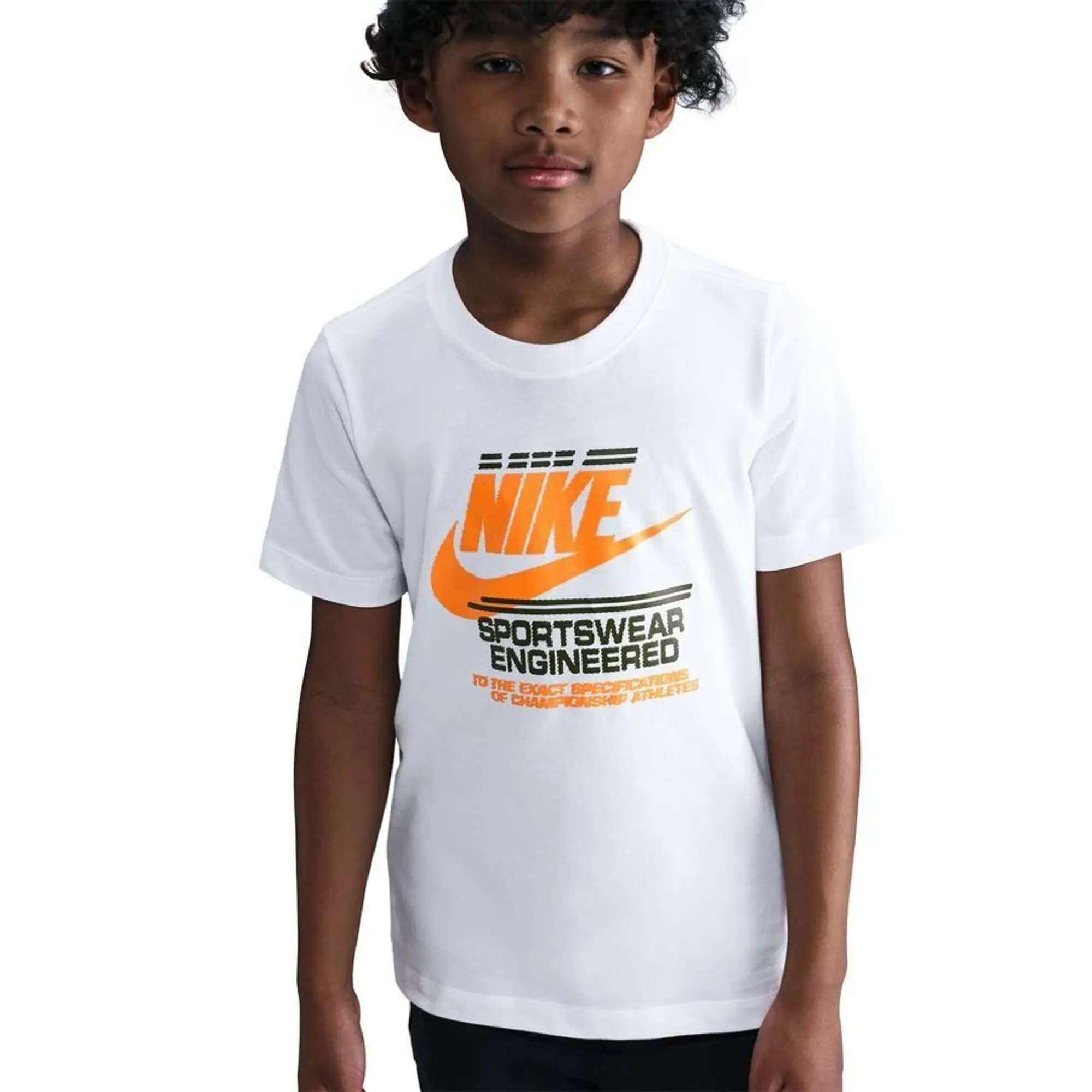 Nike T-Shirt Nsw Brandmark Futura - ['White']